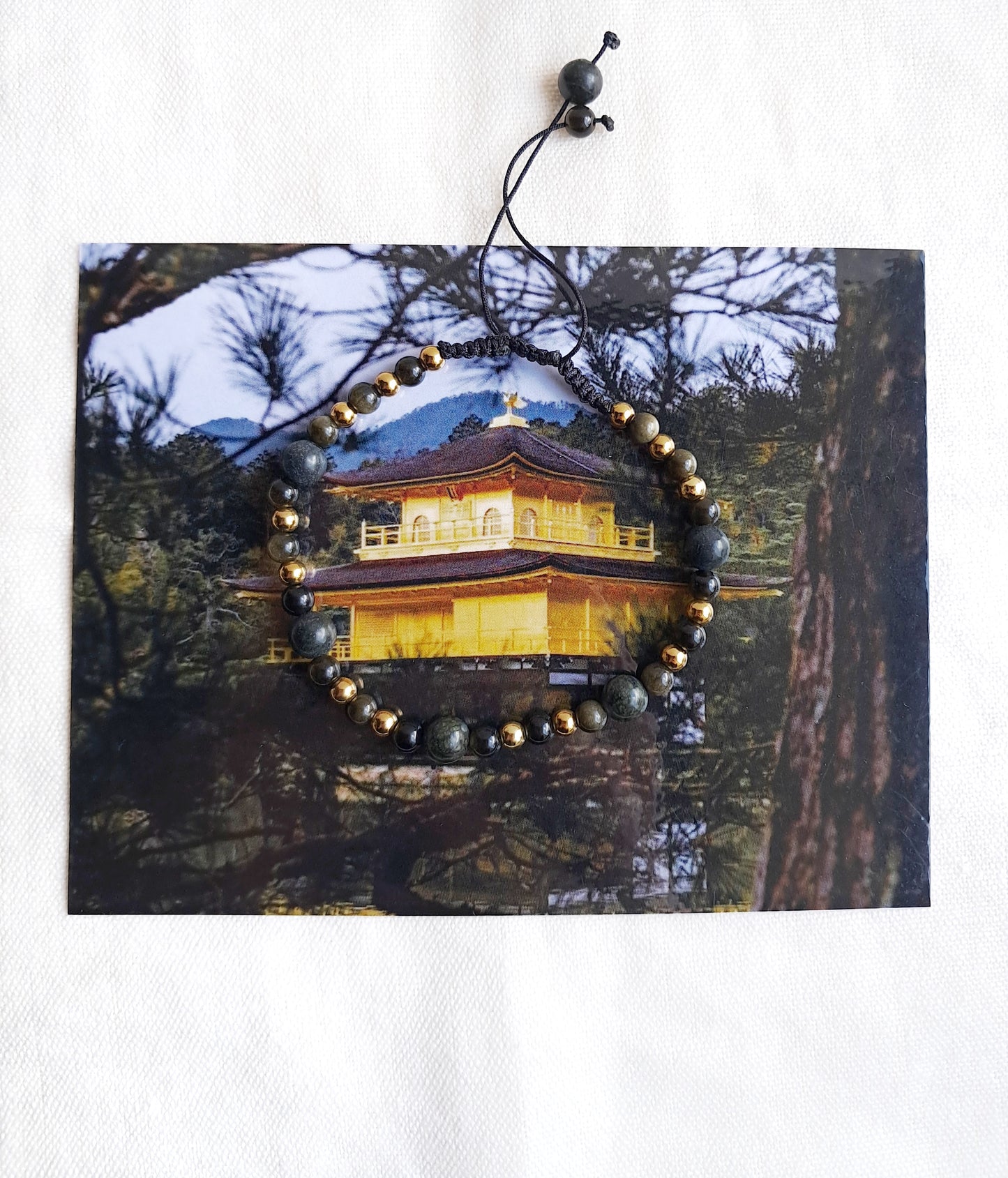 Bracelet shamballa "Le pavillon d’or"