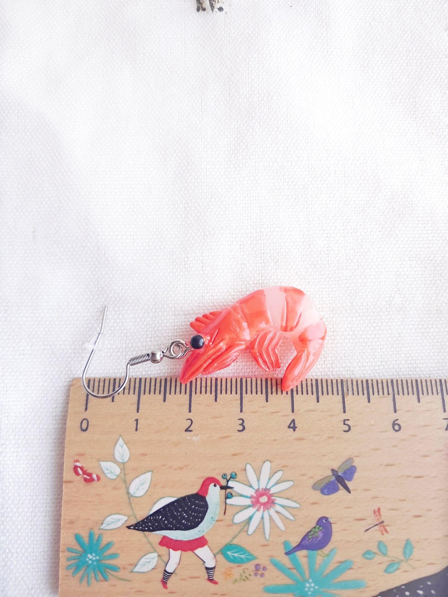 Boucles d'oreilles crevettes