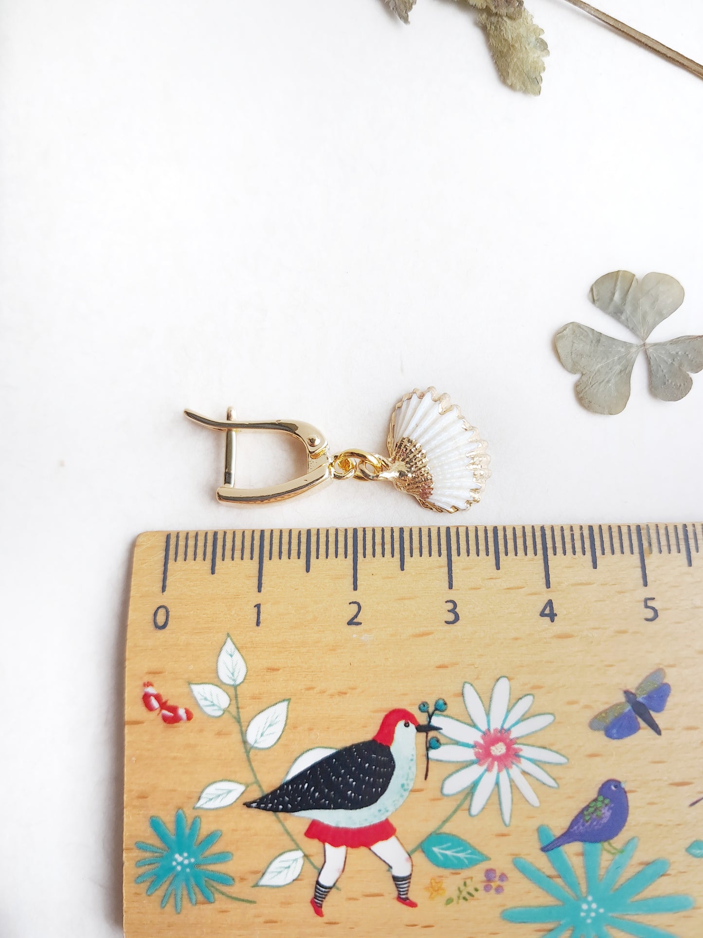 Boucles d'oreilles coquillages