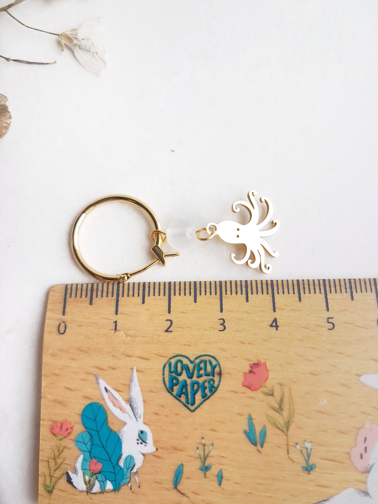 Boucles d'oreilles créoles pieuvres