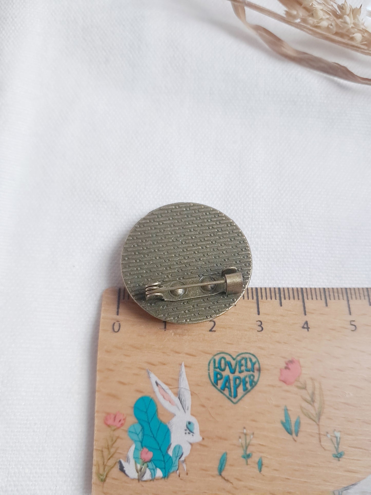 Broche cabochon œuvre de Van Gogh