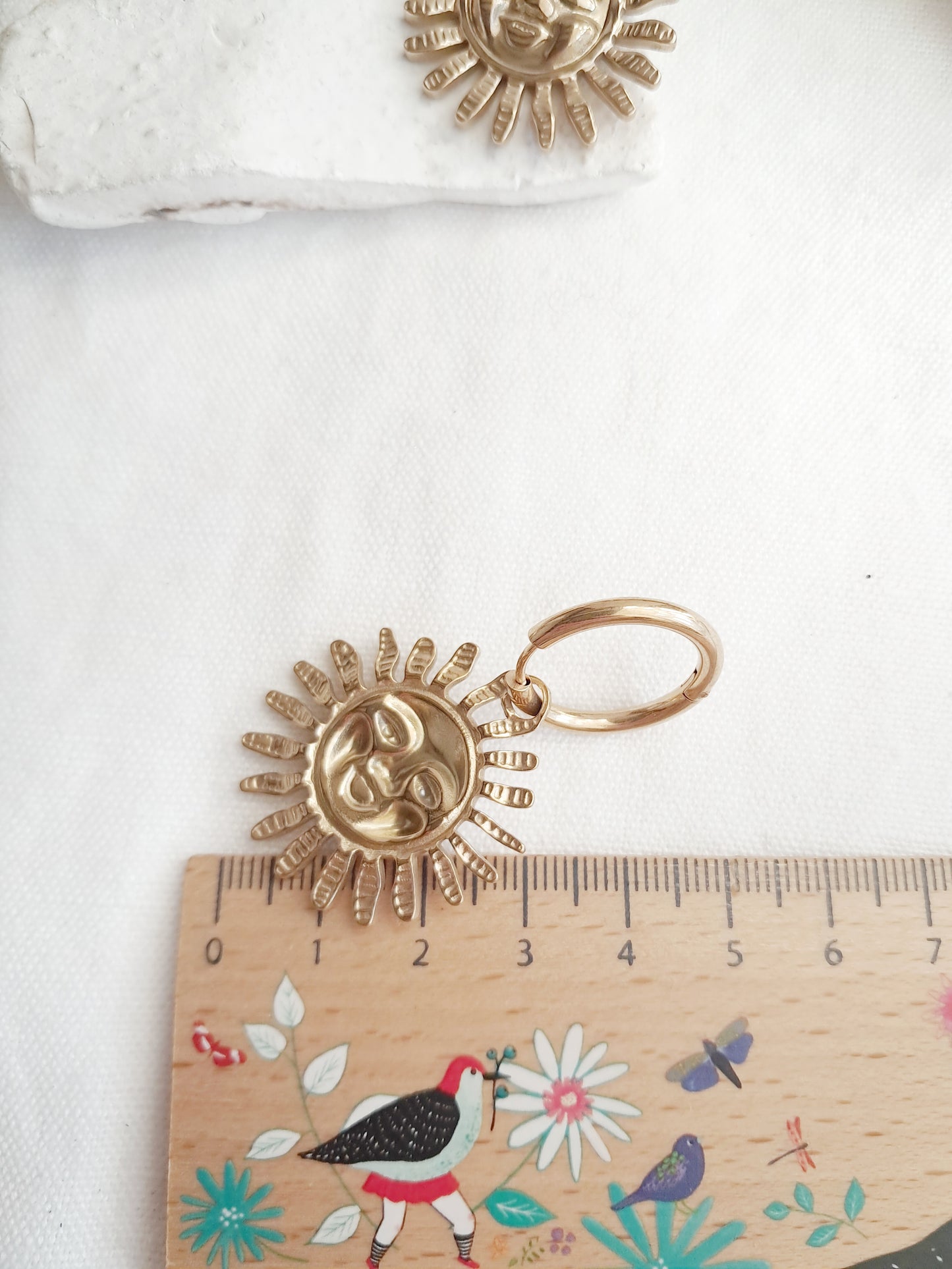 Boucles d'oreilles créoles grands soleils