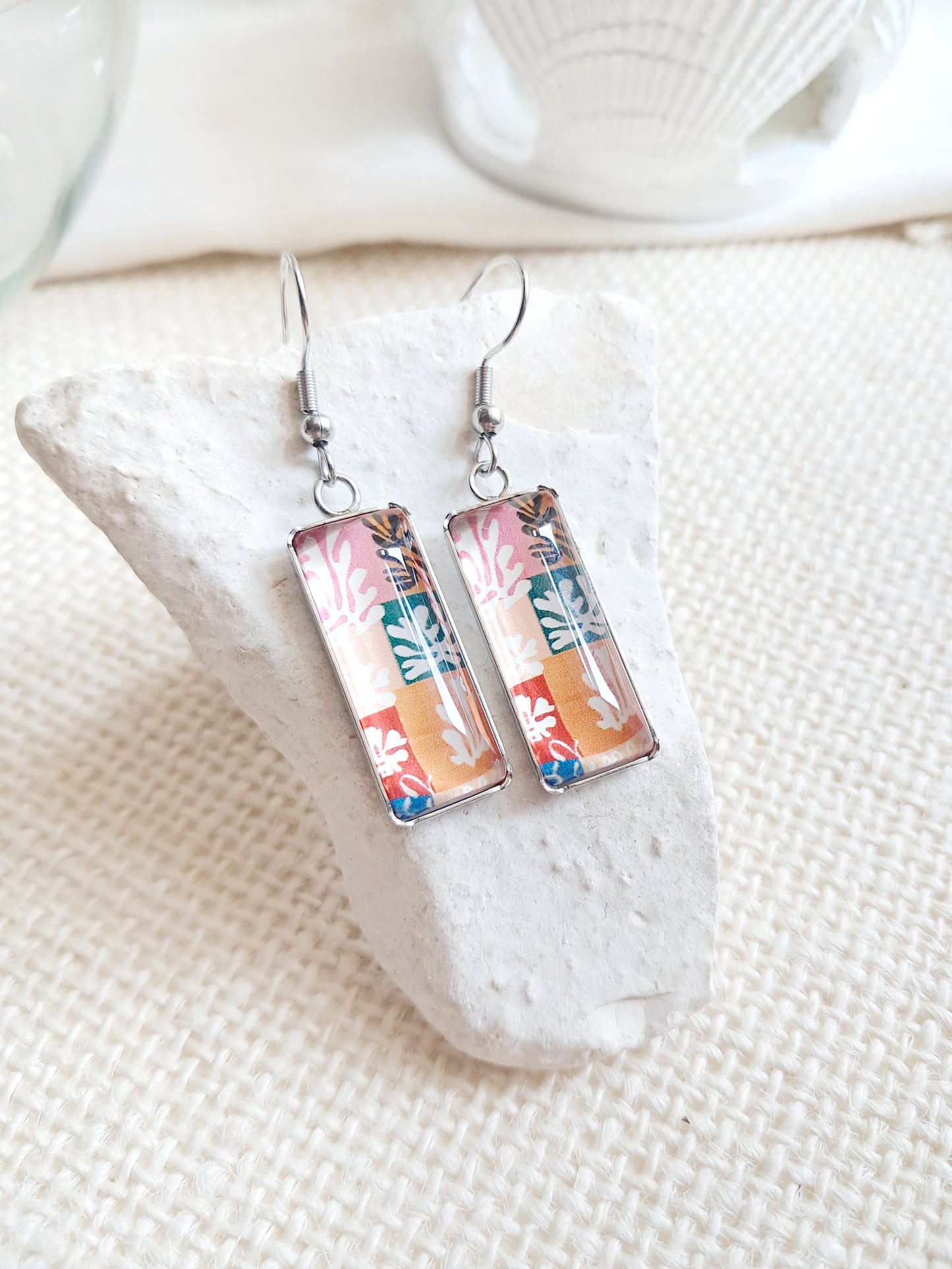 Boucles d'oreilles feuilles par Henri Matisse