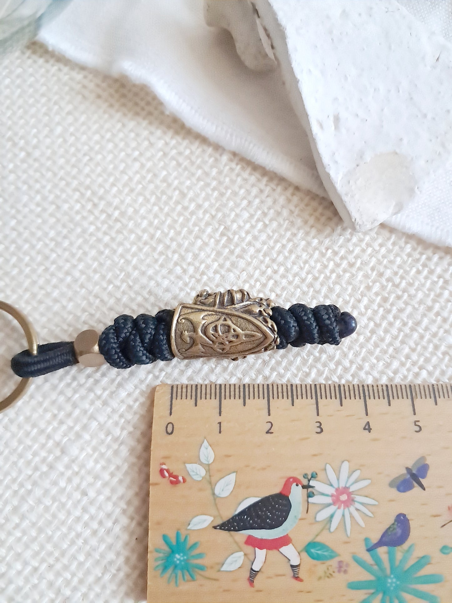 Porte-clés chevalier en laiton