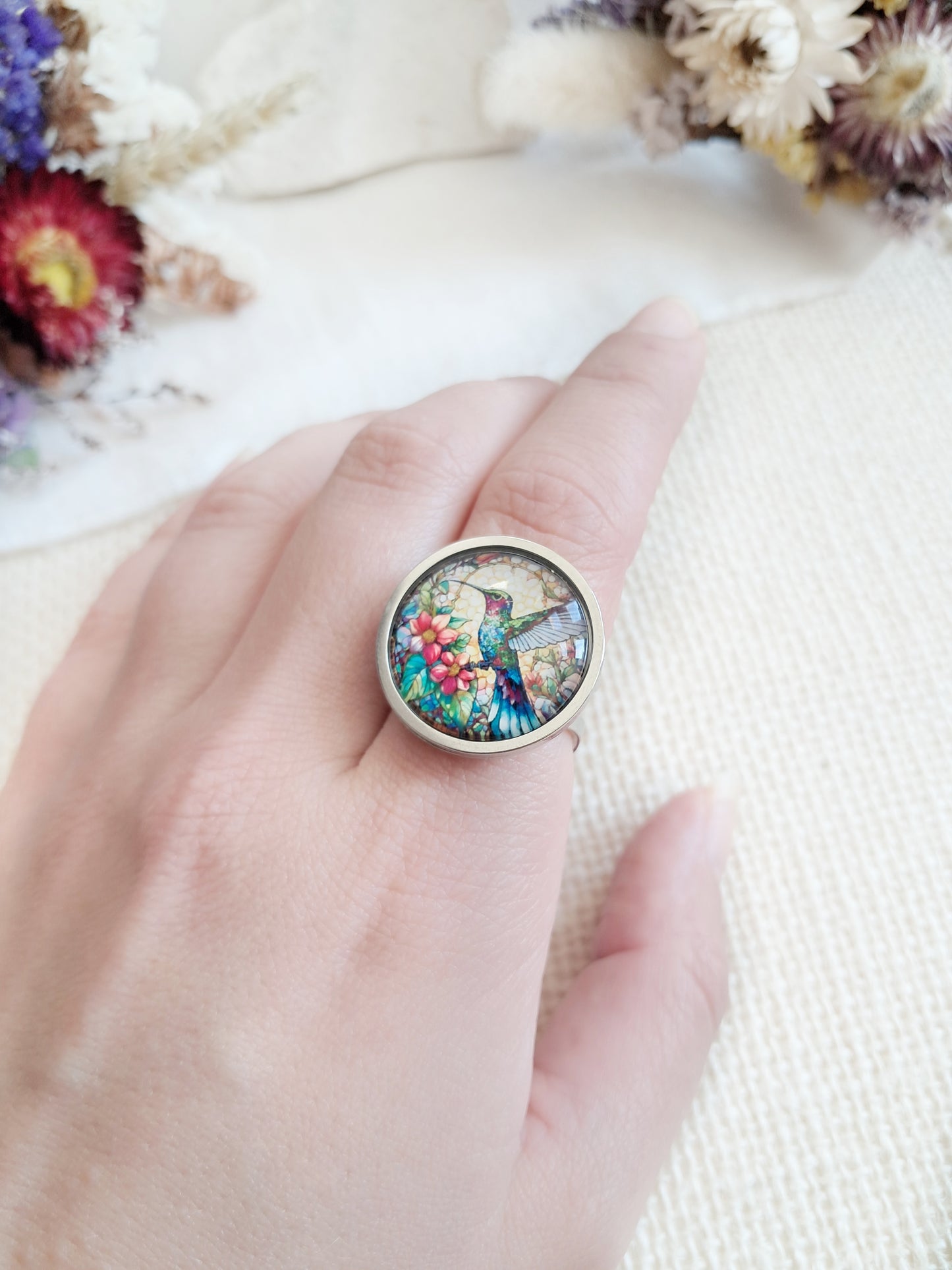 Bague colibri