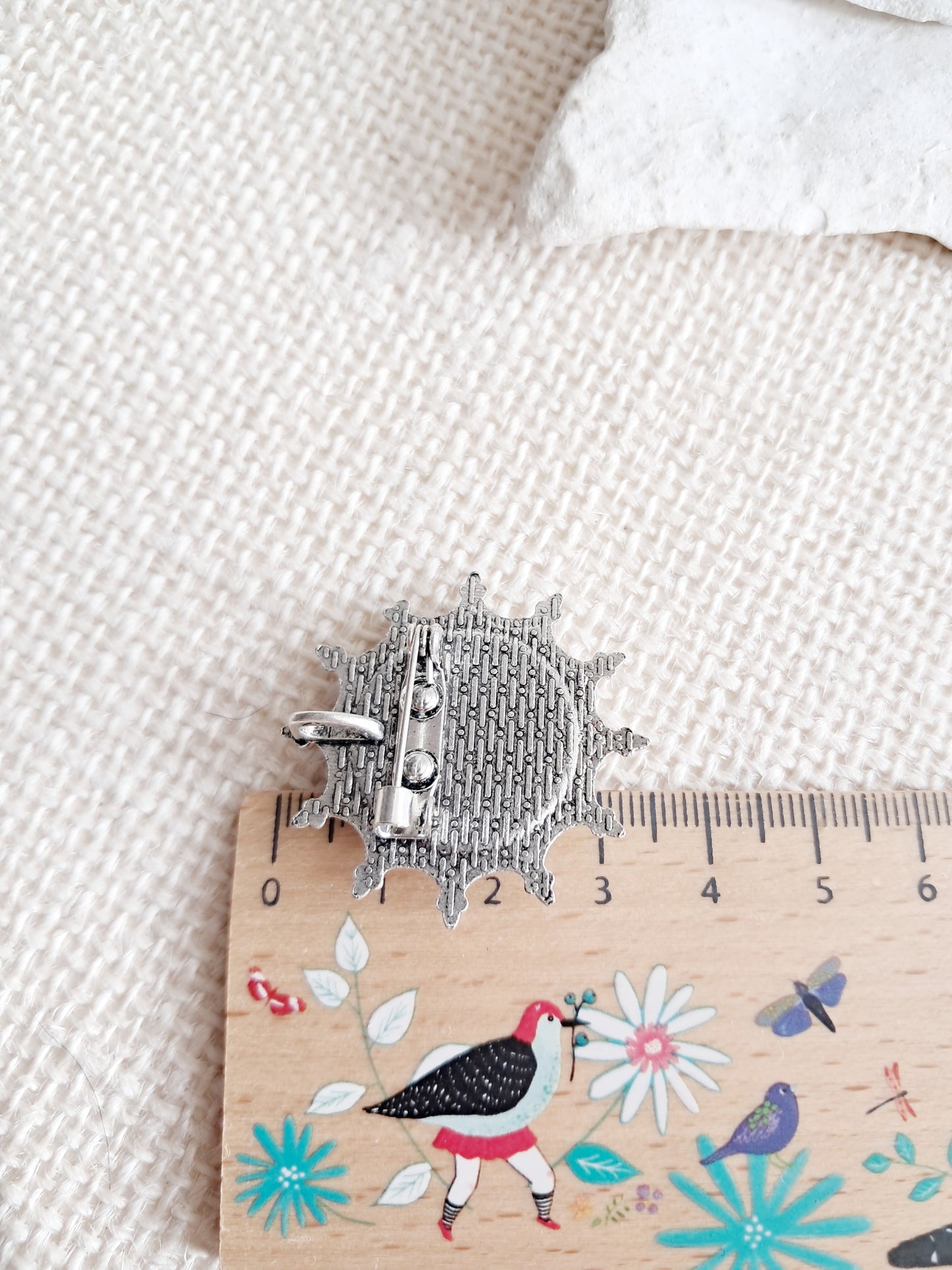 Broche dragon rouge style gothique médiéval