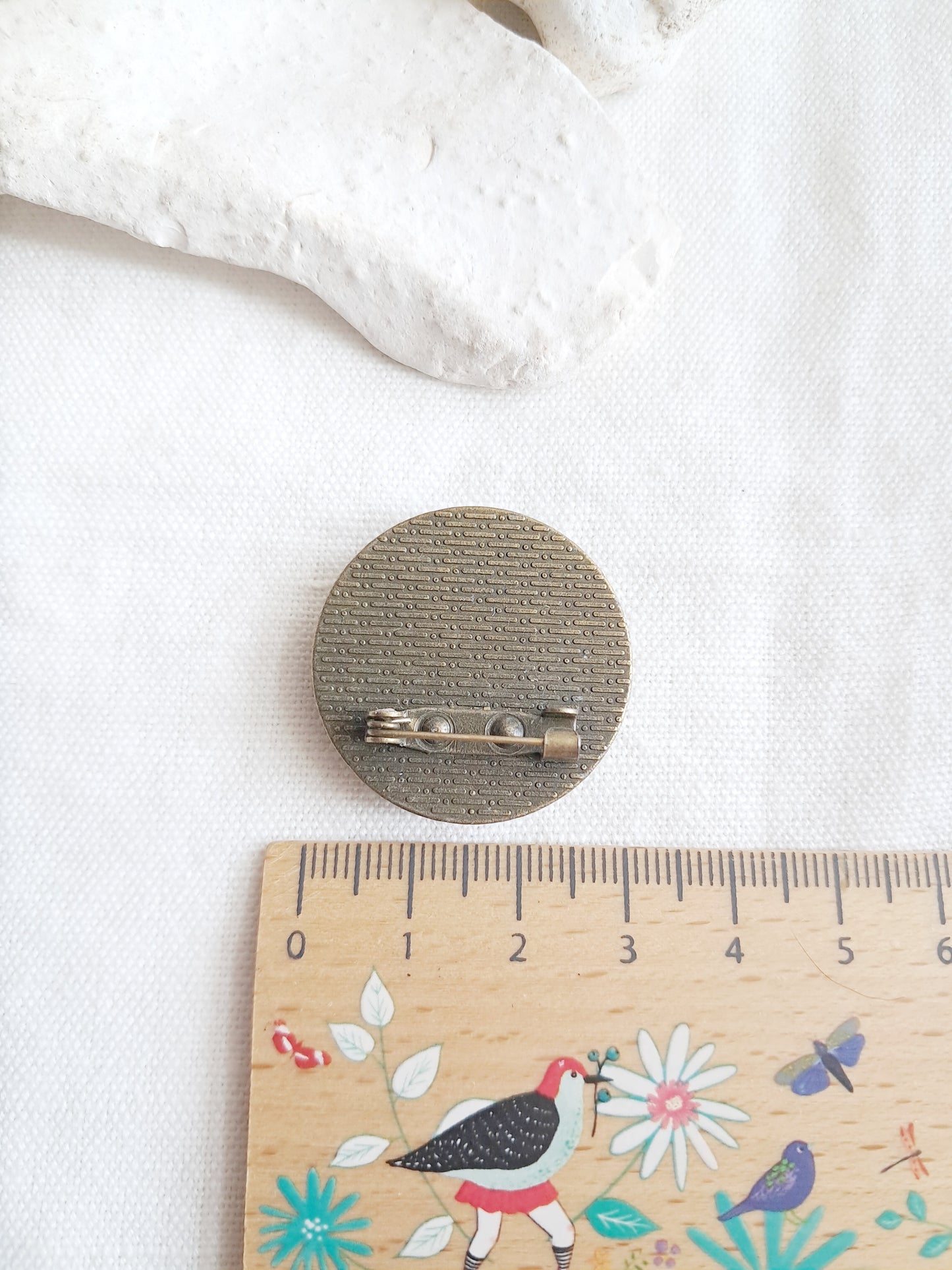 Broche cabochon "Iris" de Van Gogh