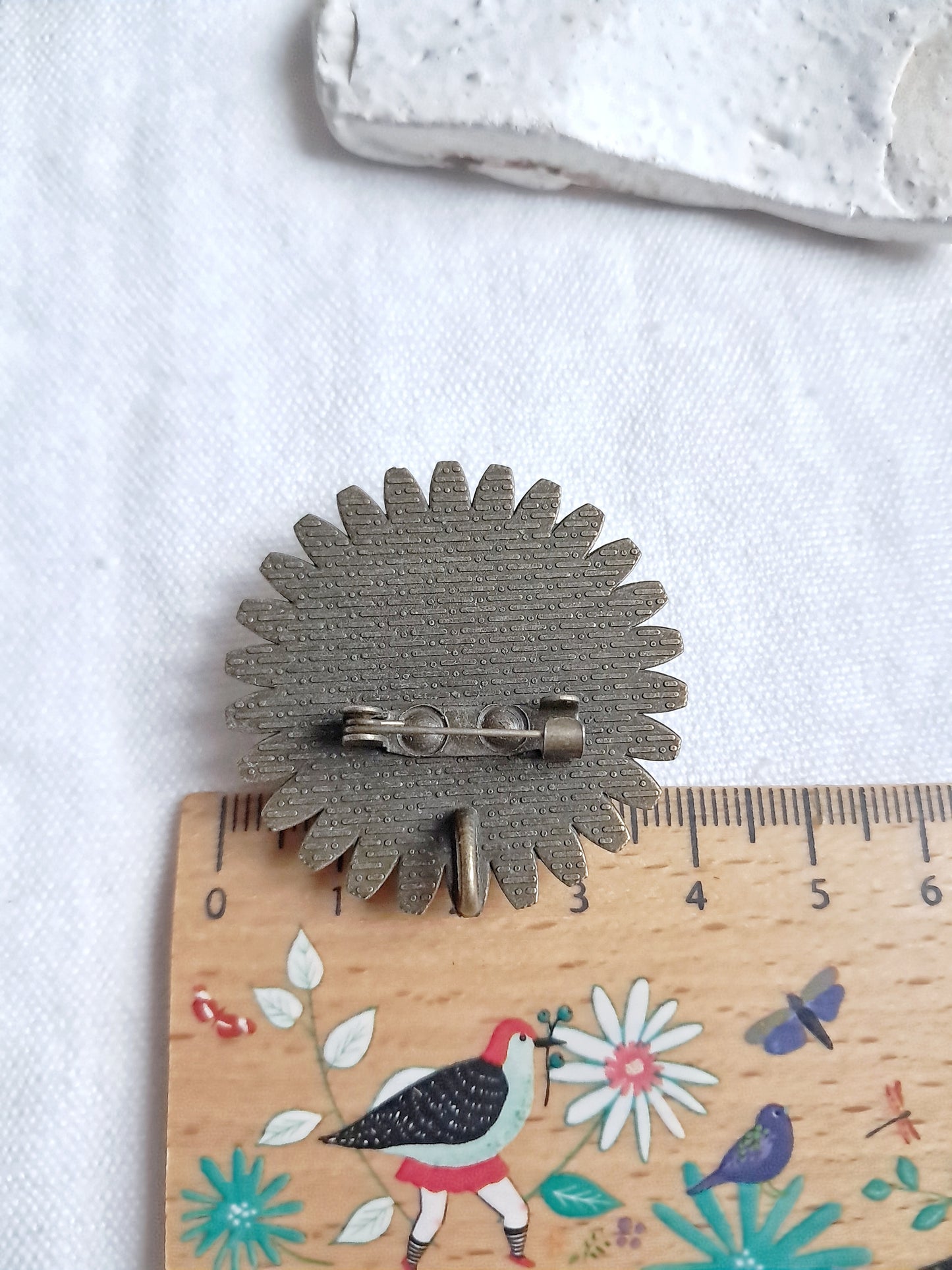 Broche pendentif "La femme à l'éventail" de Klimt