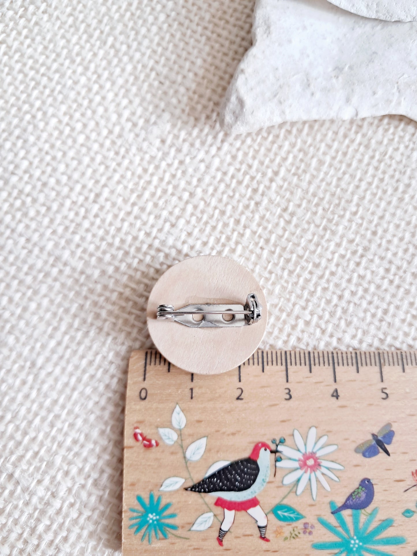 Broche cabochon baleine