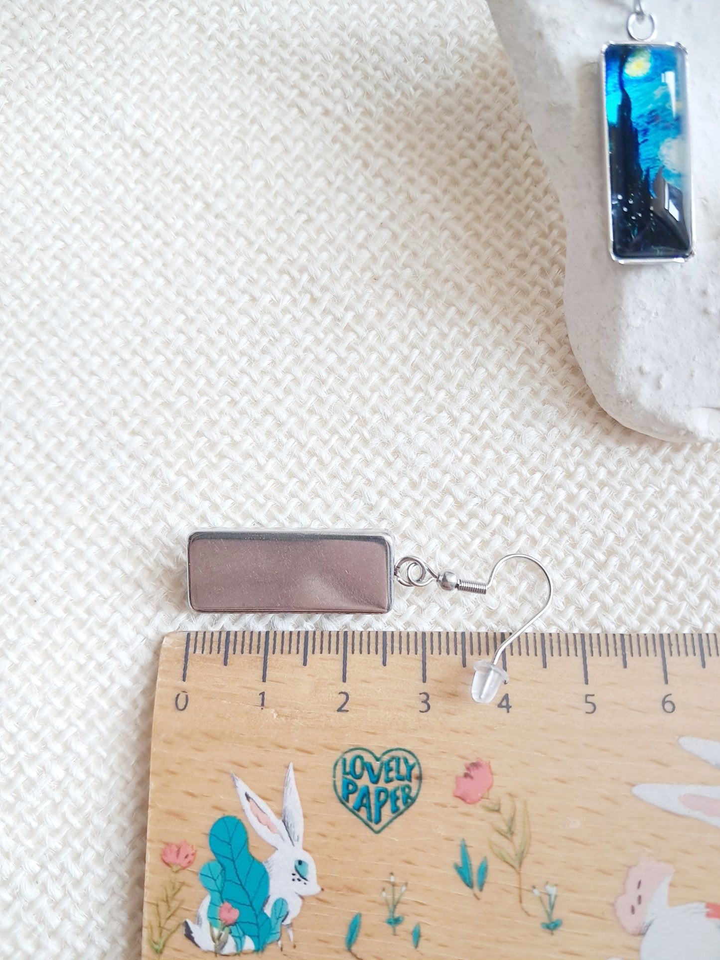 Boucles d'oreilles "La nuit étoilée" de Van Gogh