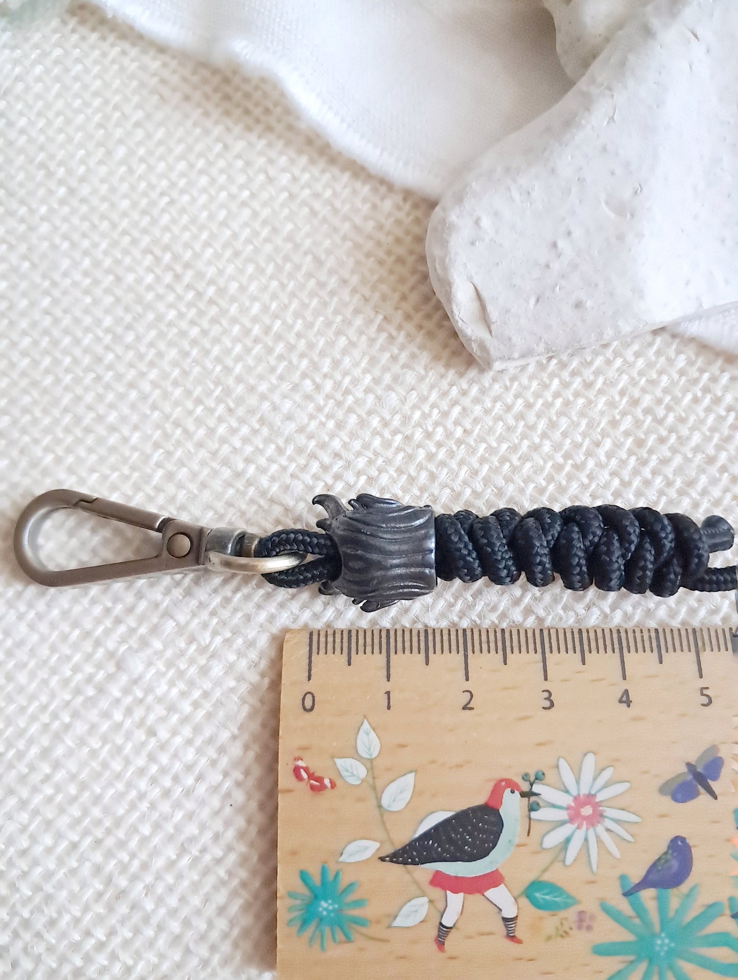 Porte-clés démon japonais en laiton