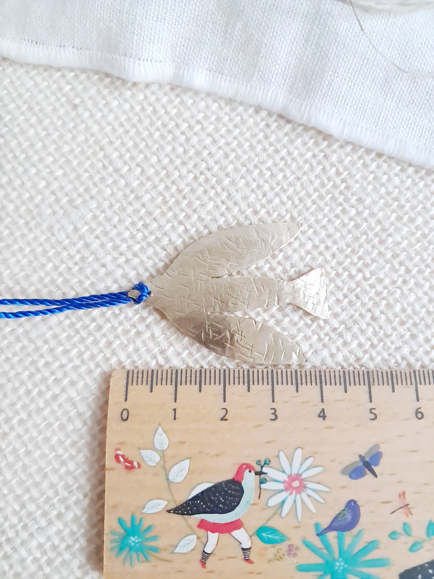 Marque-pages oiseau inspiré de Matisse en laiton