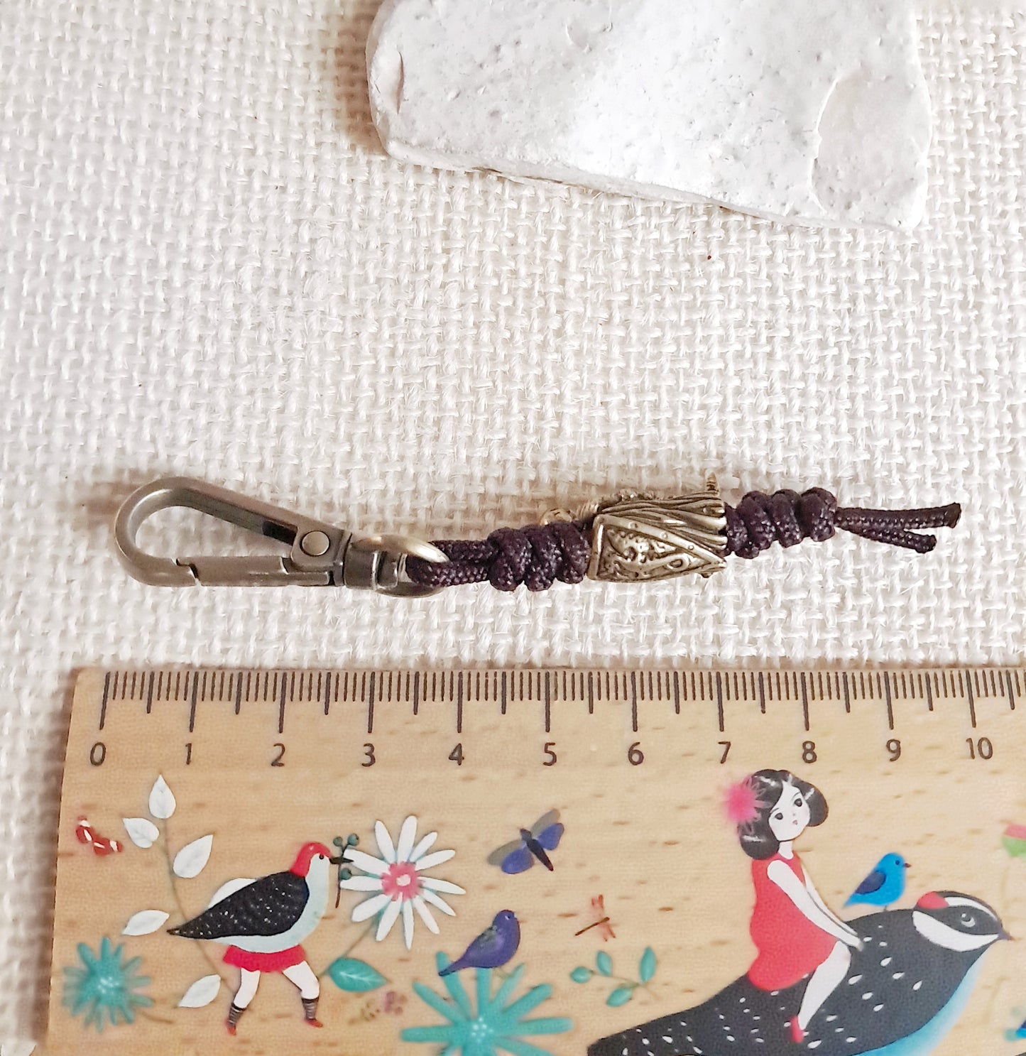 Porte-clés chevalier en armure en laiton