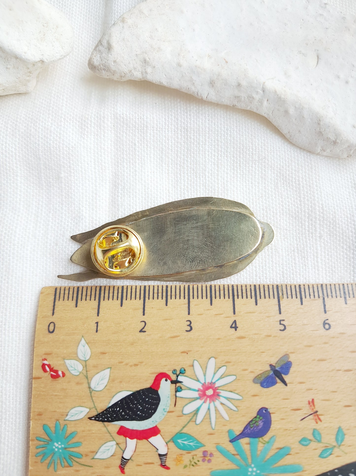 Pin's épis de maïs en laiton