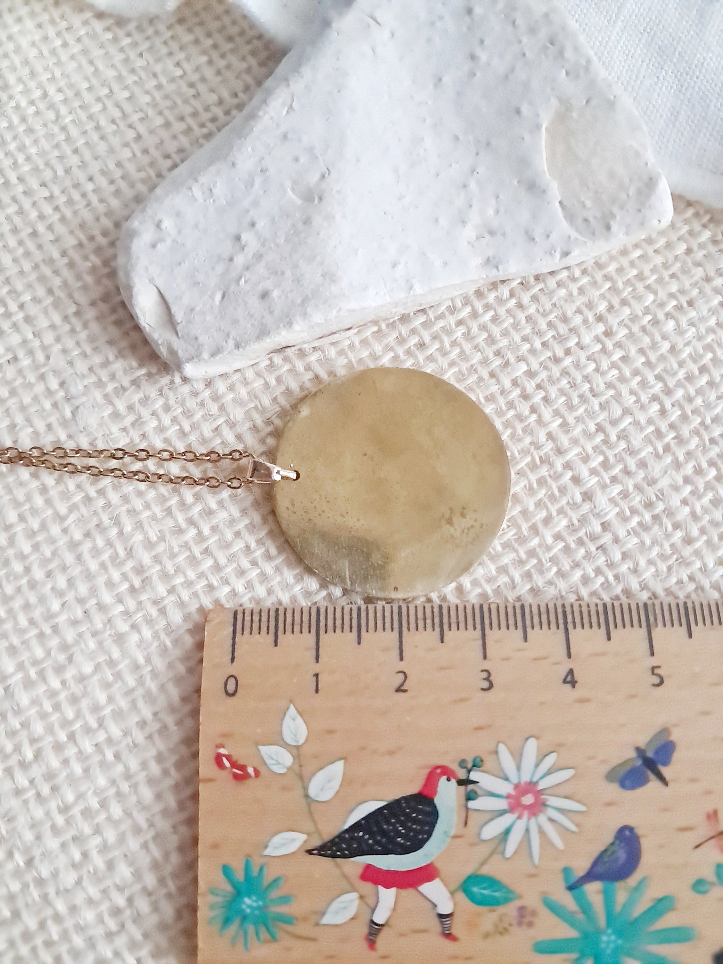 Collier médaillon inspiré de Matisse