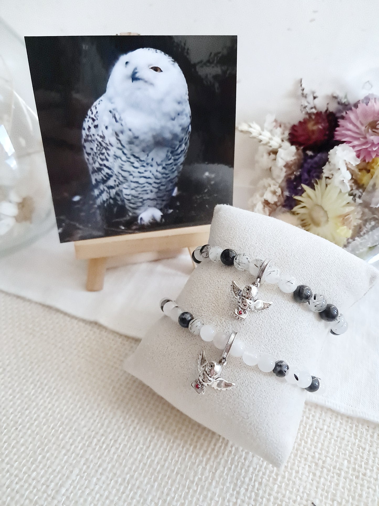 Bracelet Hedwige avec sa breloque