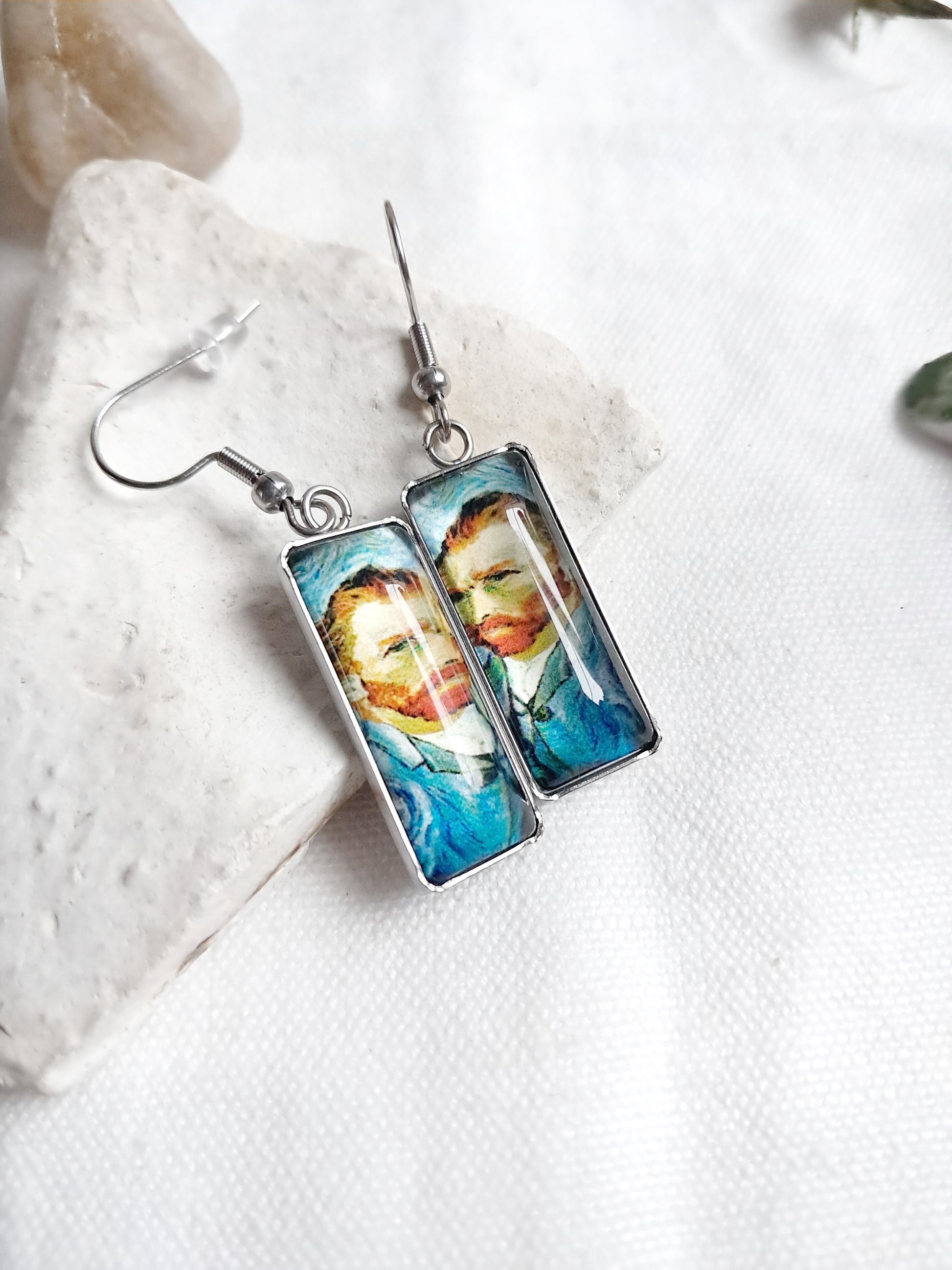 Boucles d'oreilles autoportrait de Van Gogh