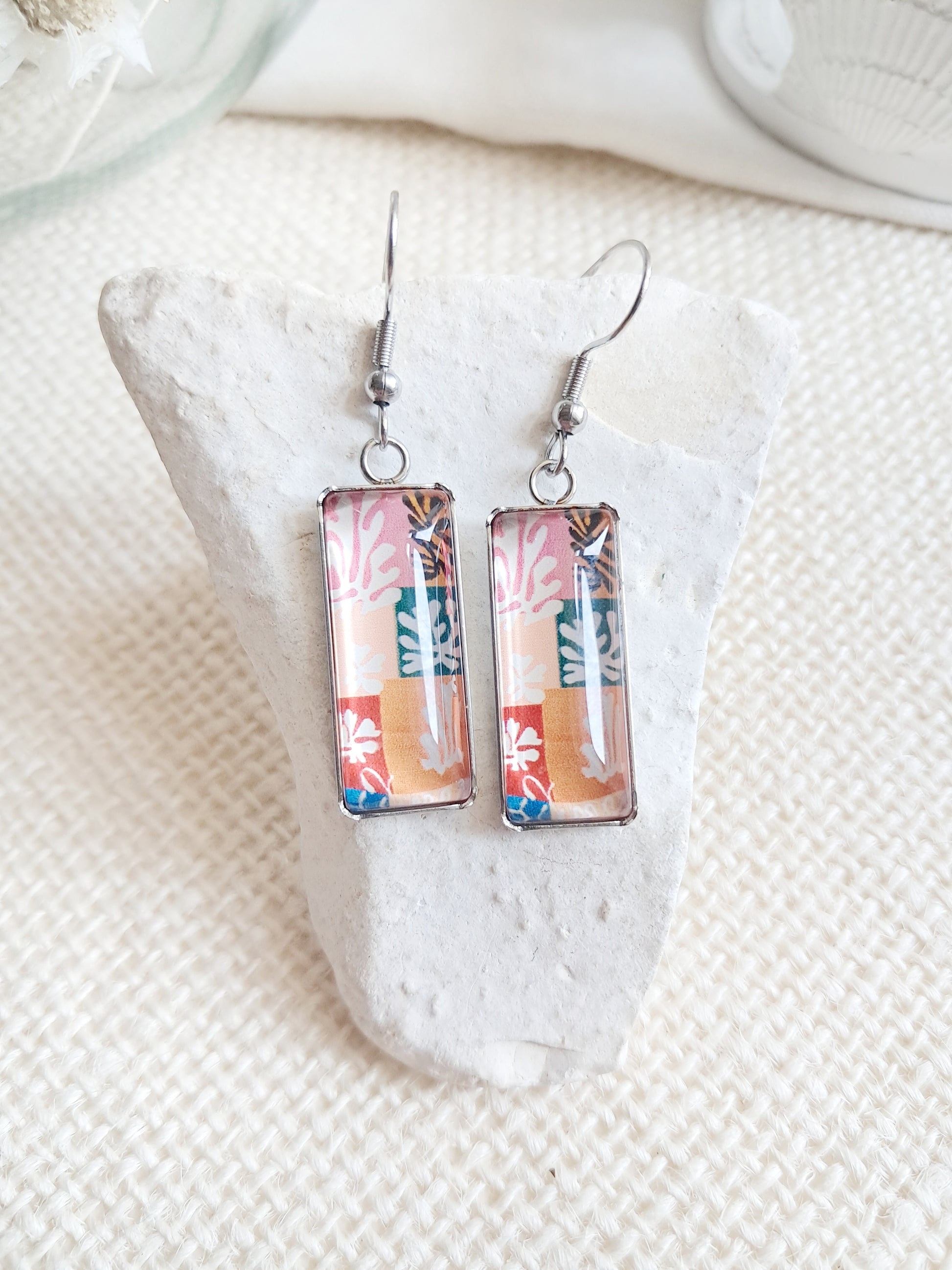 Boucles d'oreilles feuilles par Henri Matisse