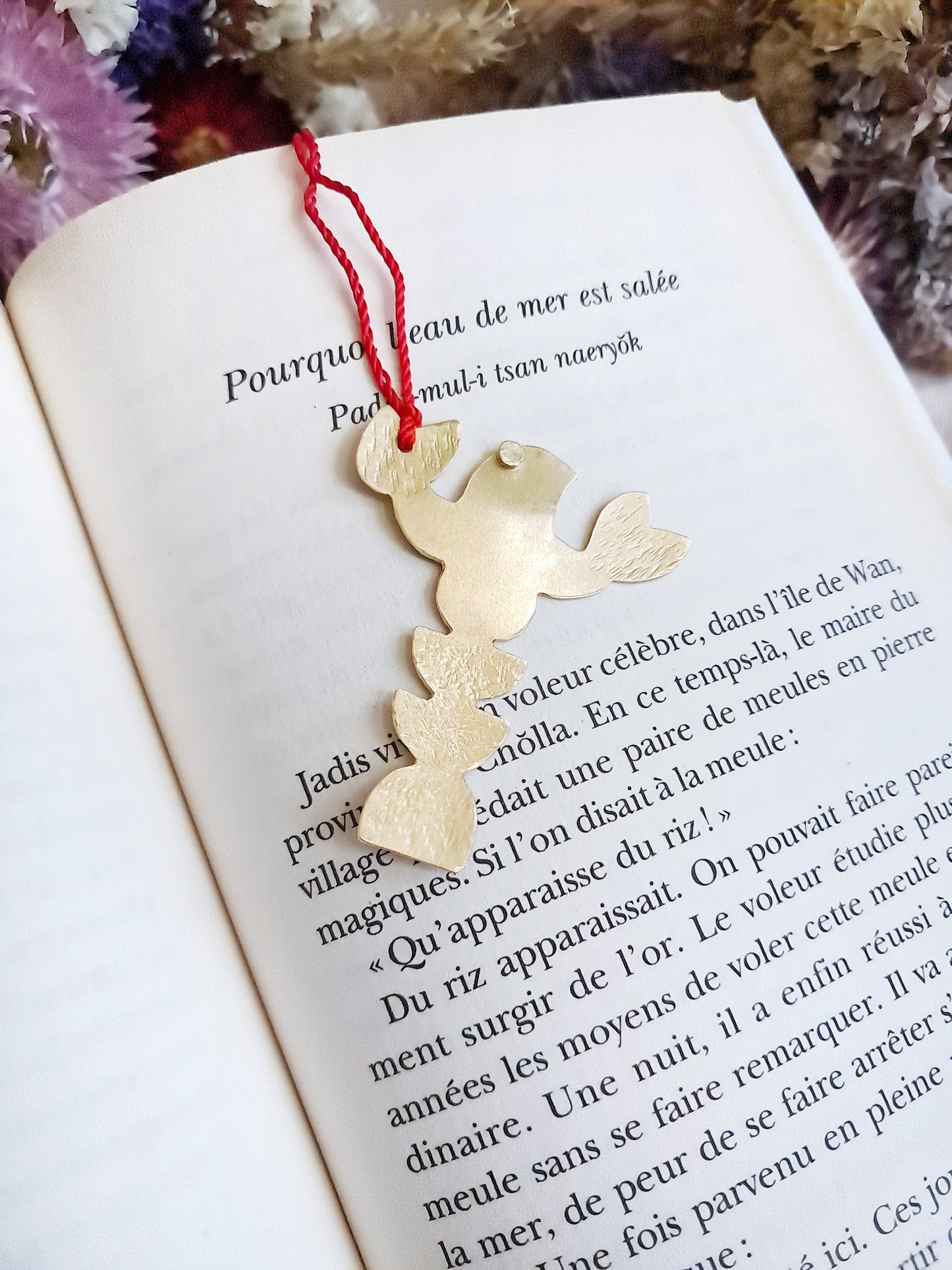 Marque-pages homard en laiton