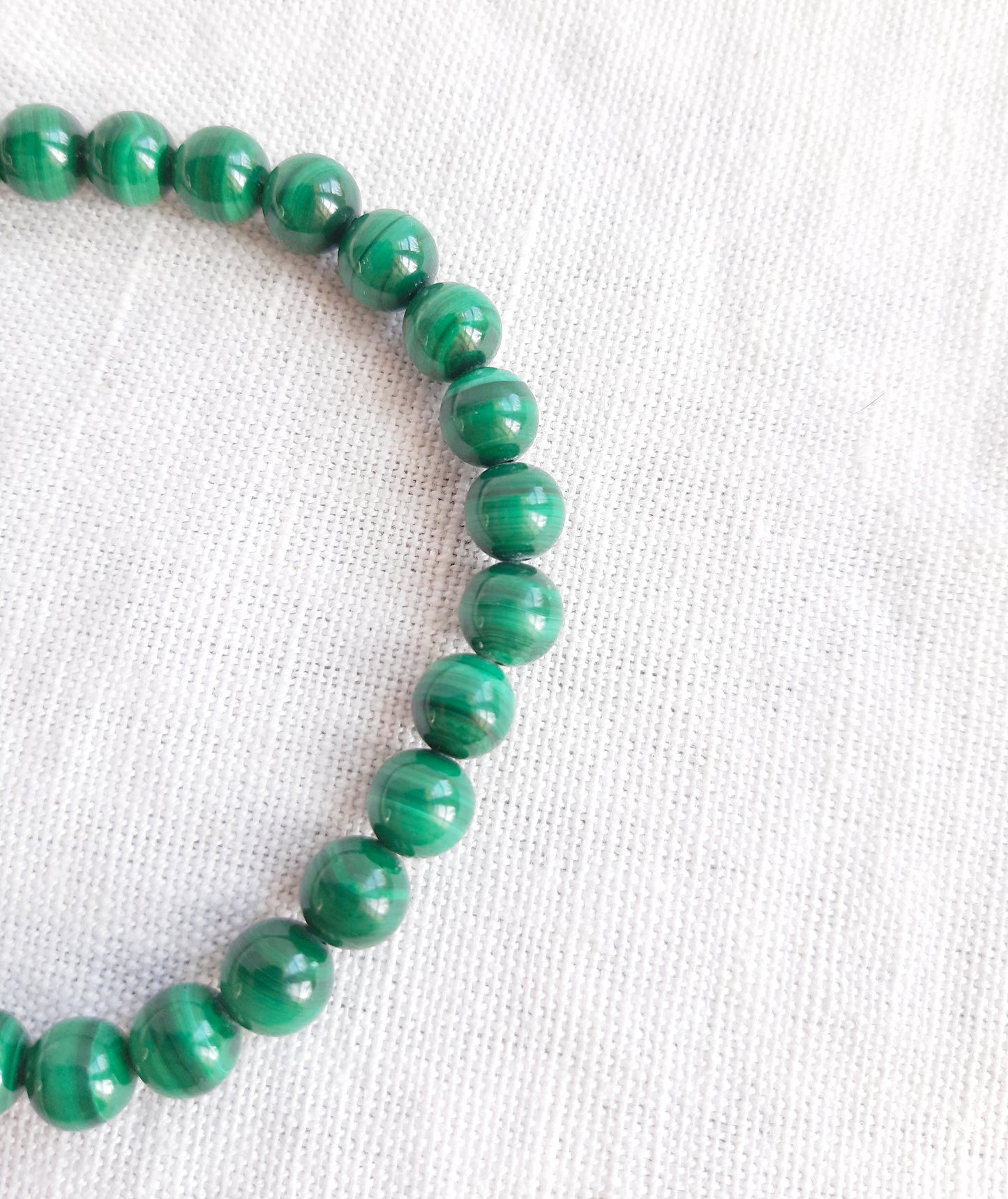 perles en malachite