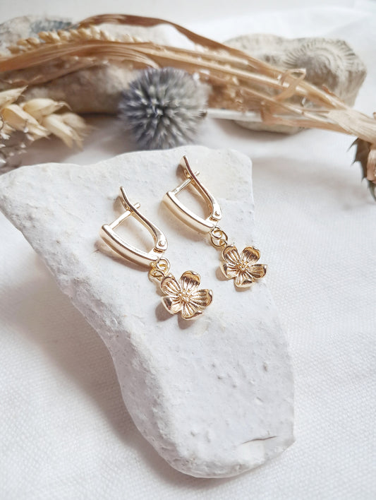 Boucles d'oreilles fleurs de cerisier