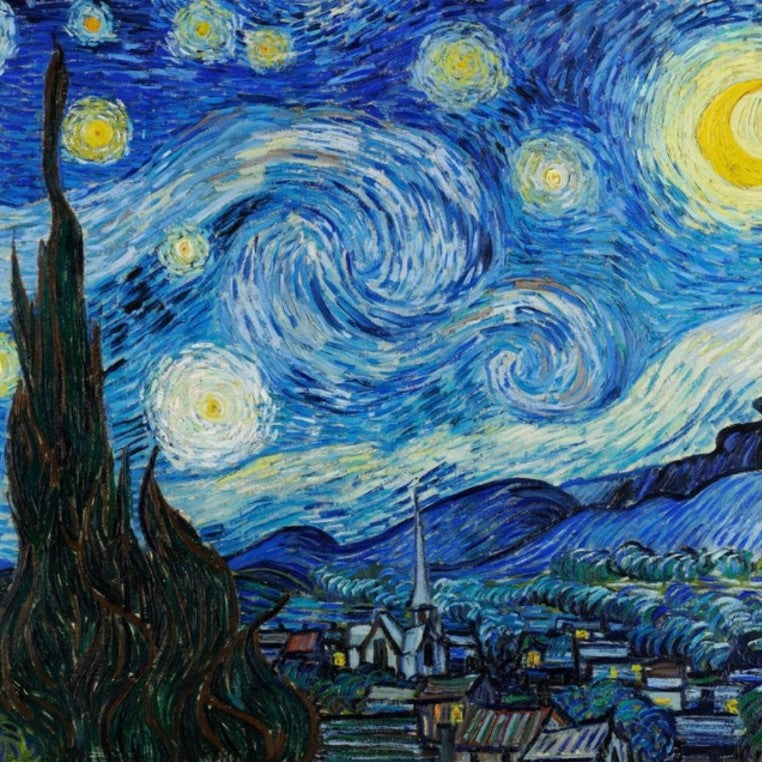 "La nuit étoilée"  de Vincent Van Gogh