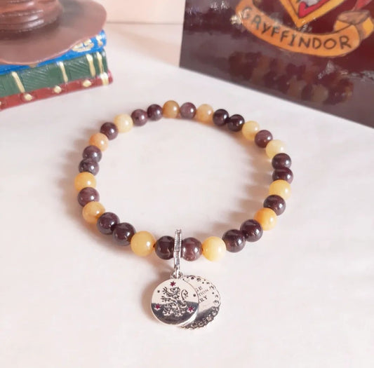Bracelet Gryffondor avec sa breloque