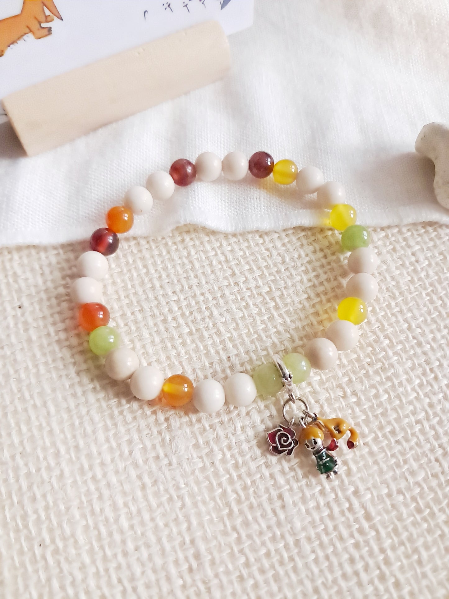 Bracelet "Le petit prince" avec sa breloque