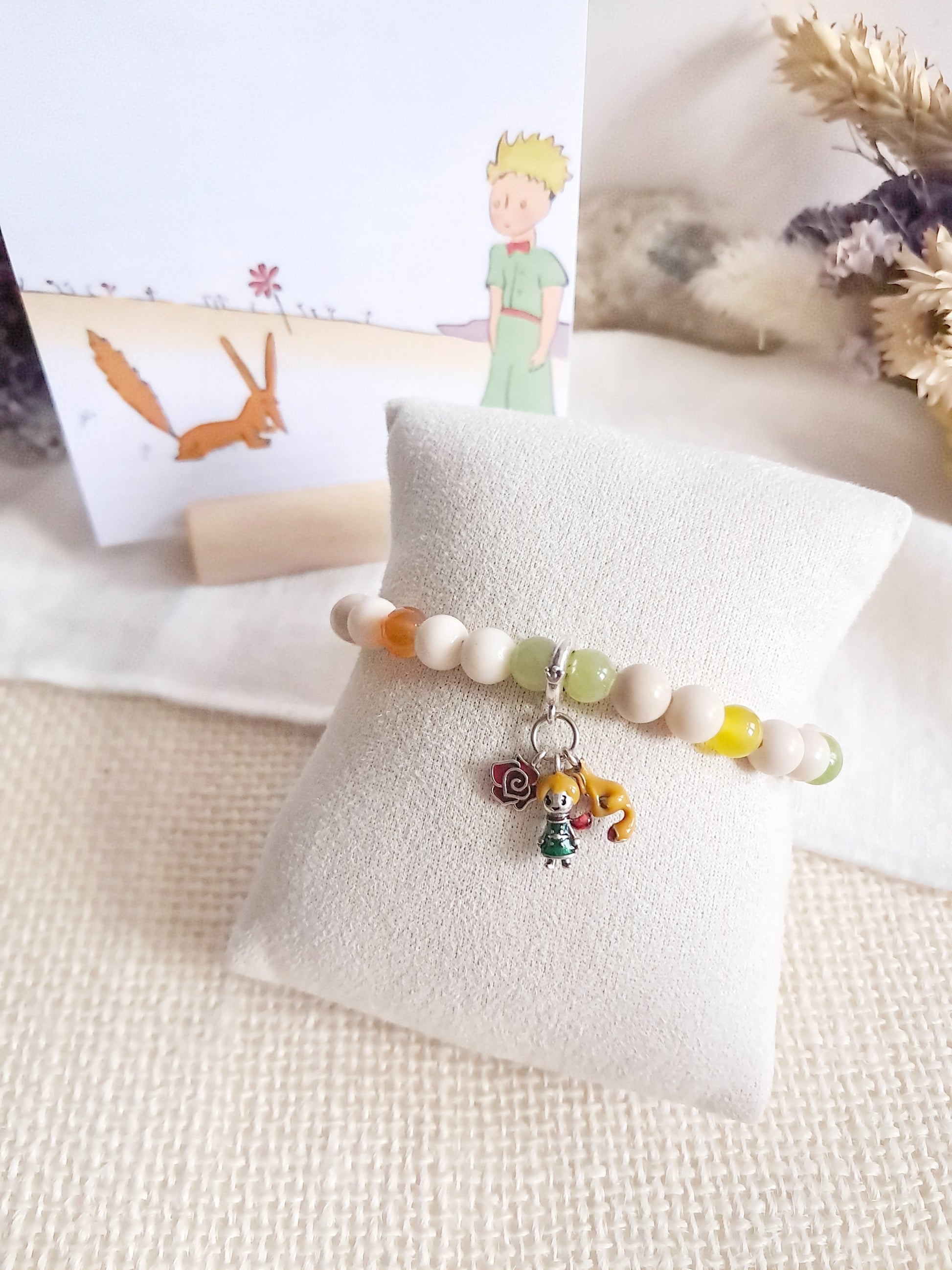 Bracelet "Le petit prince" avec sa breloque