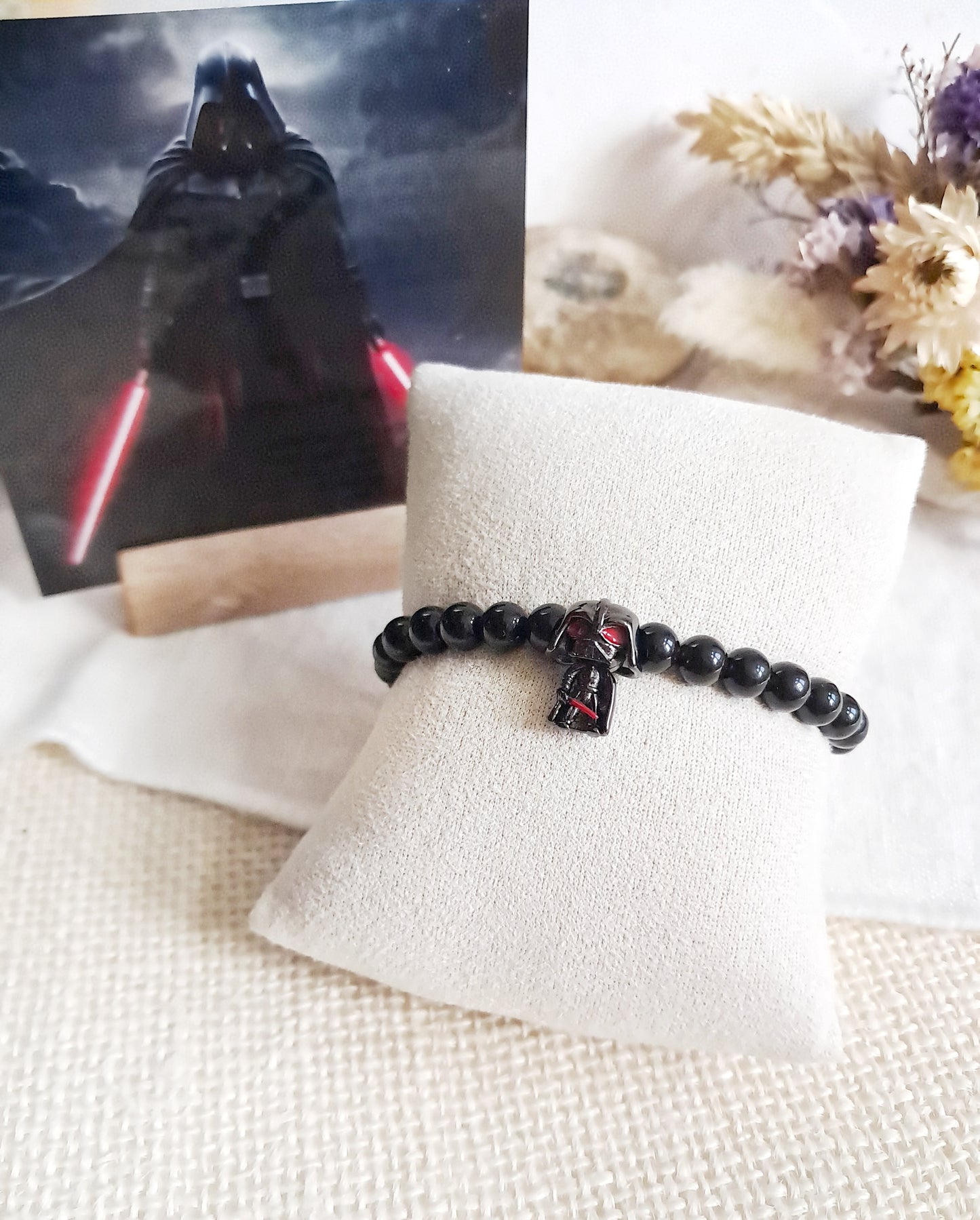 Bracelet Dark Vador Star Wars avec sa breloque en argent 925