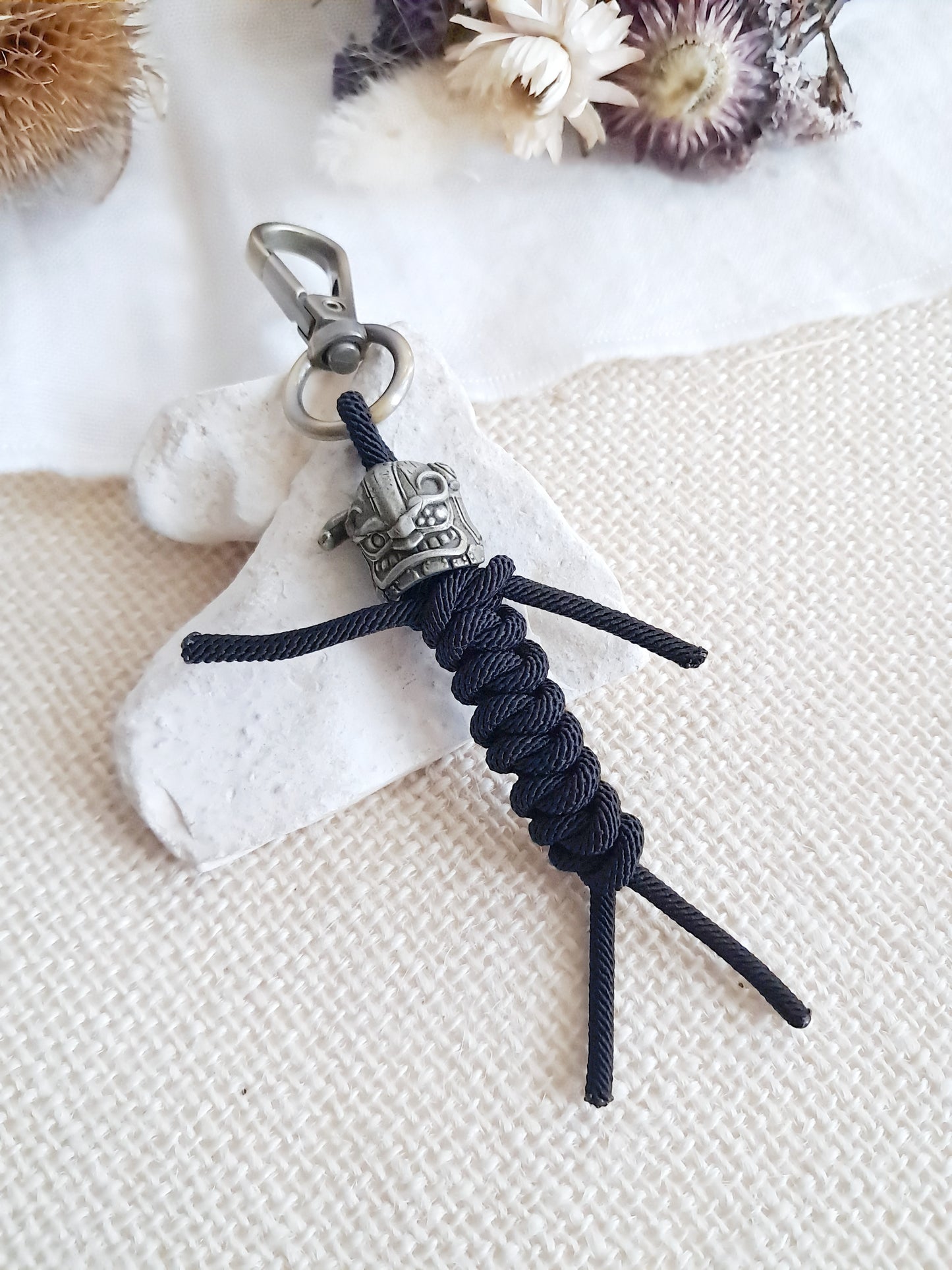 Porte-clés guerrier viking en laiton