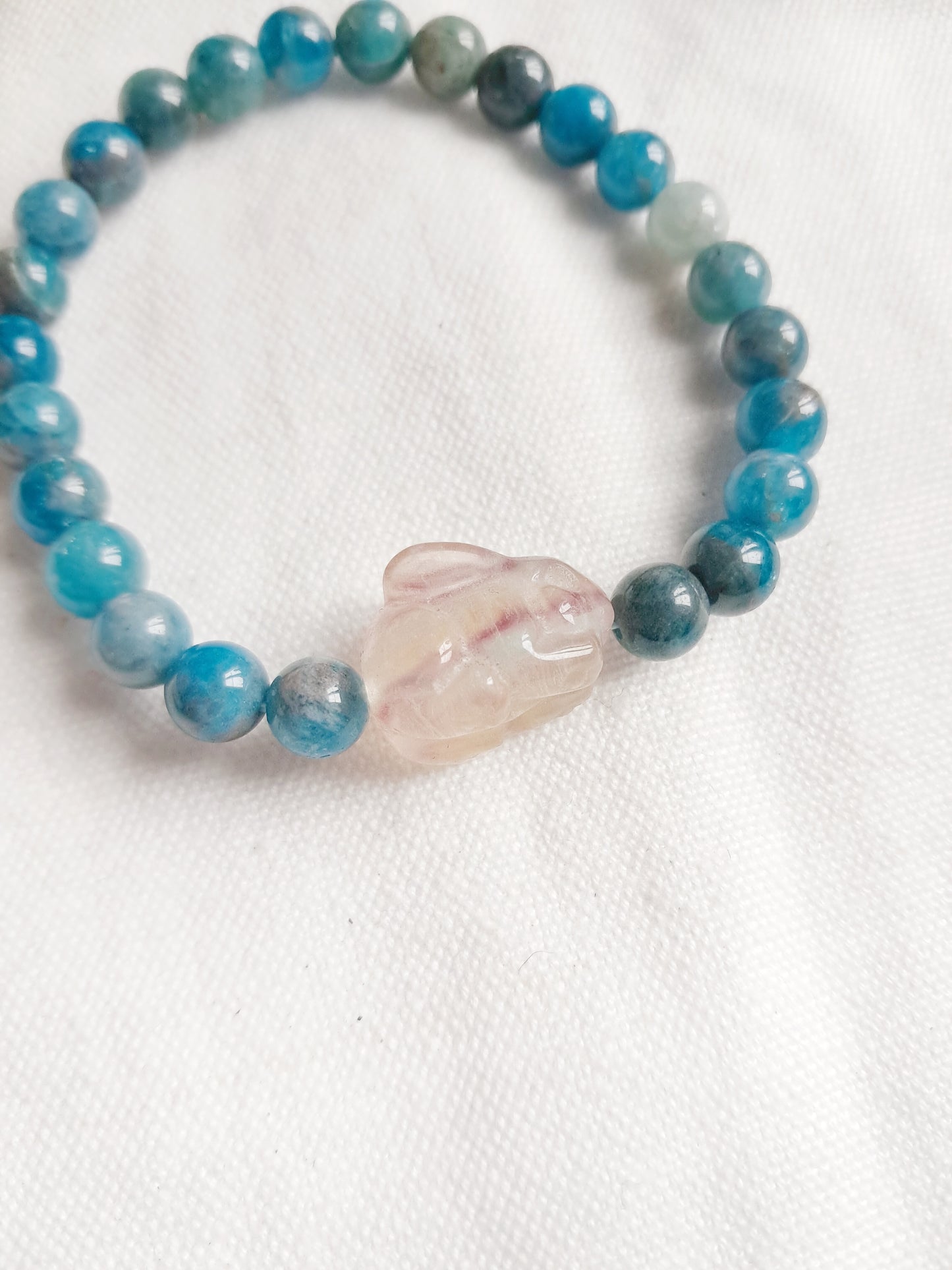 Bracelet inspiré de l'estampe "Lièvre sous la lune d'automne"