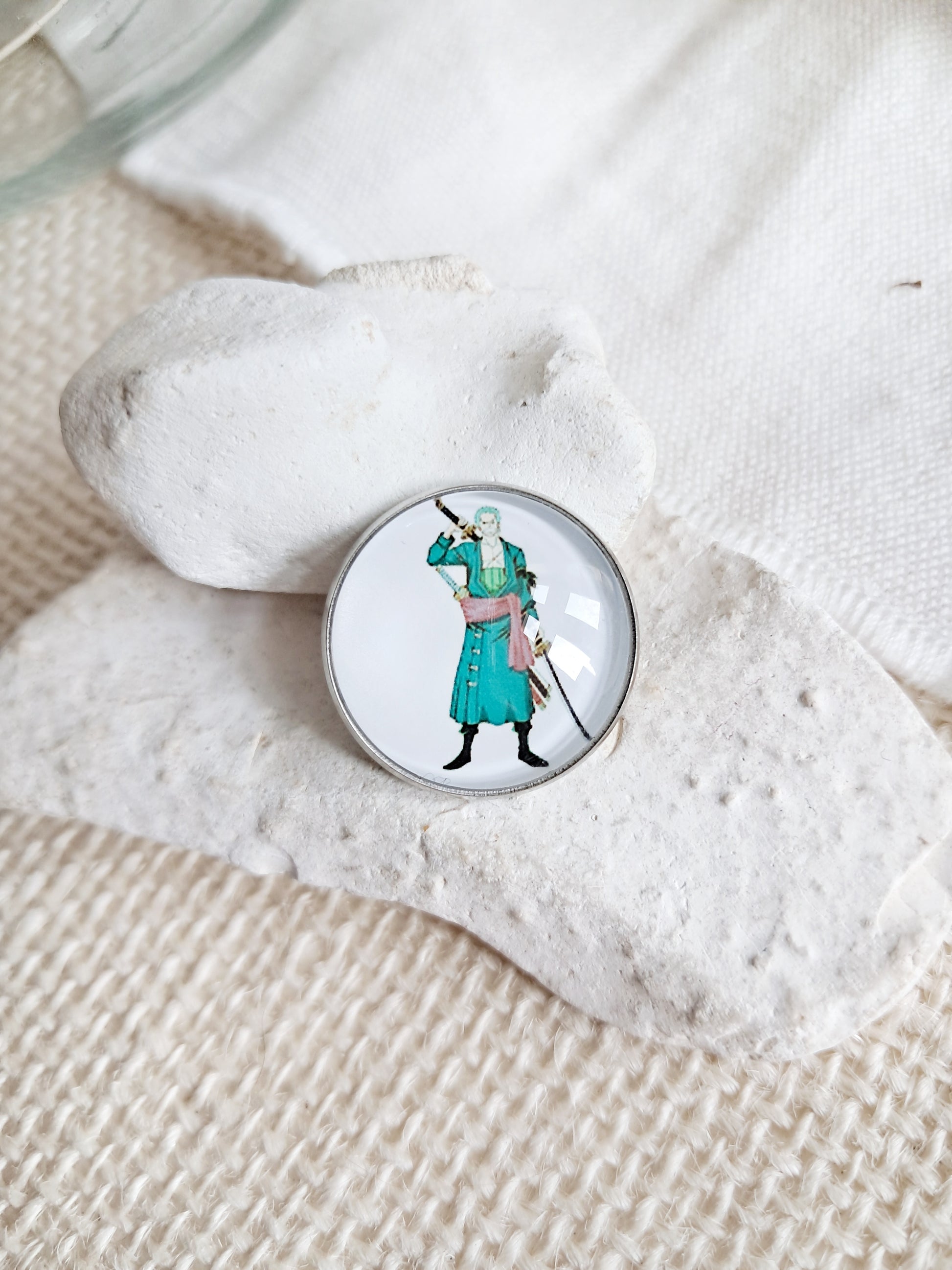 Pin's cabochon Zorro One Piece