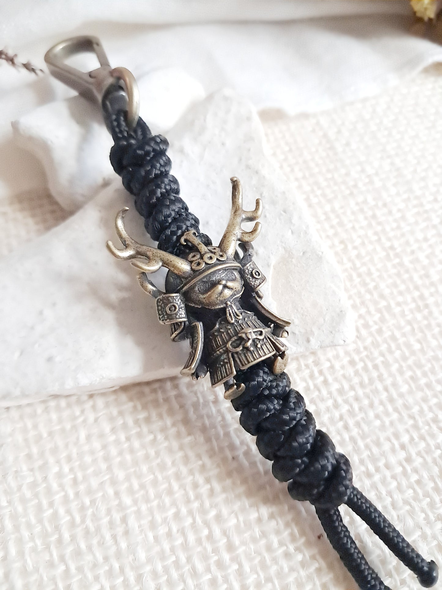 Porte-clés Chopper samouraï doré 