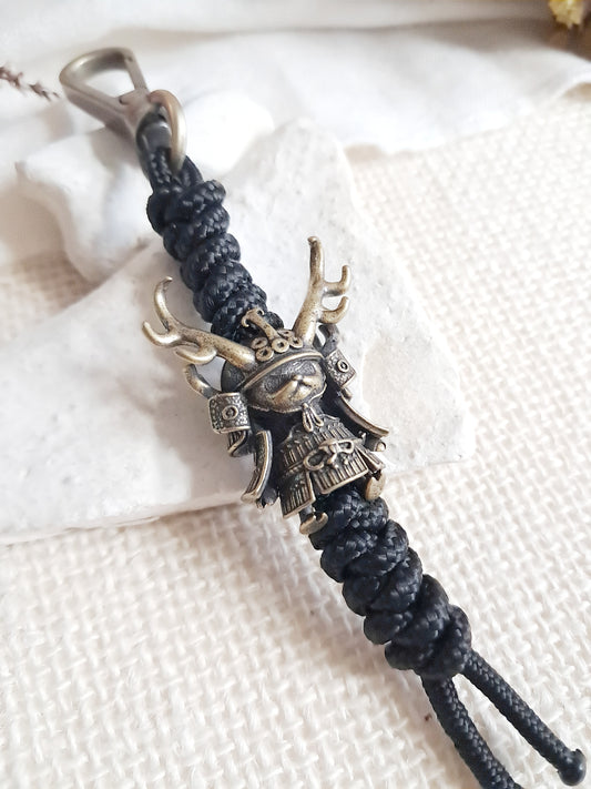 Porte-clés Chopper samouraï doré 