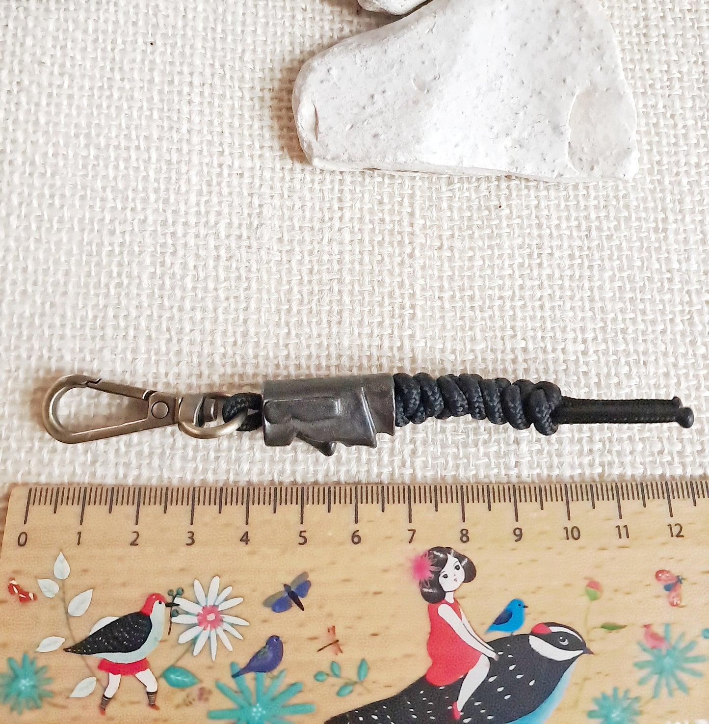 Porte-clés Moaï de l'île de Pâques en laiton