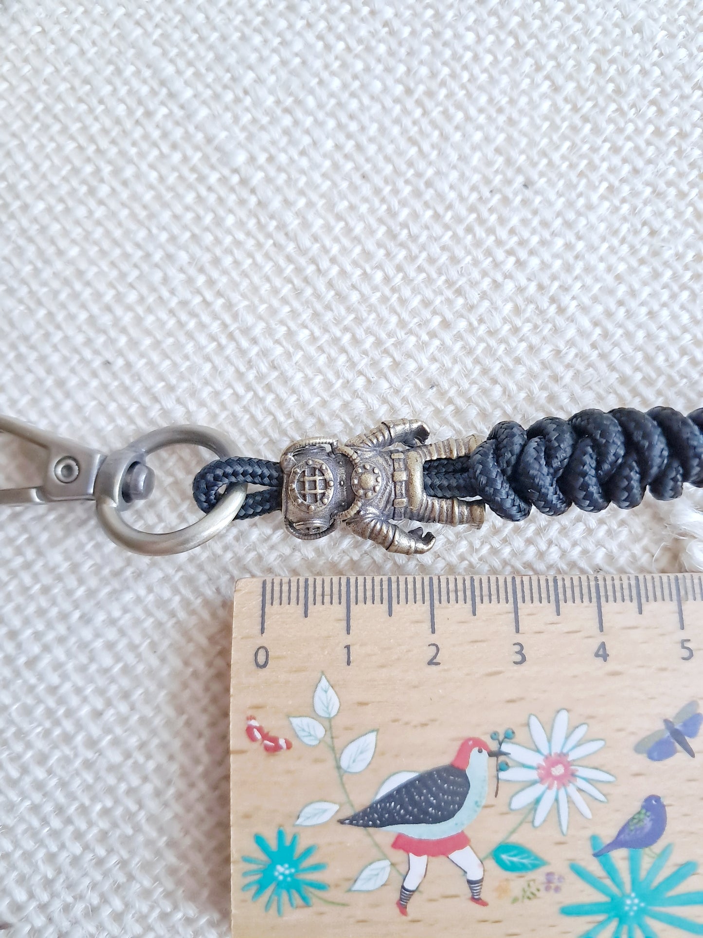 Porte-clés scaphandrier en laiton