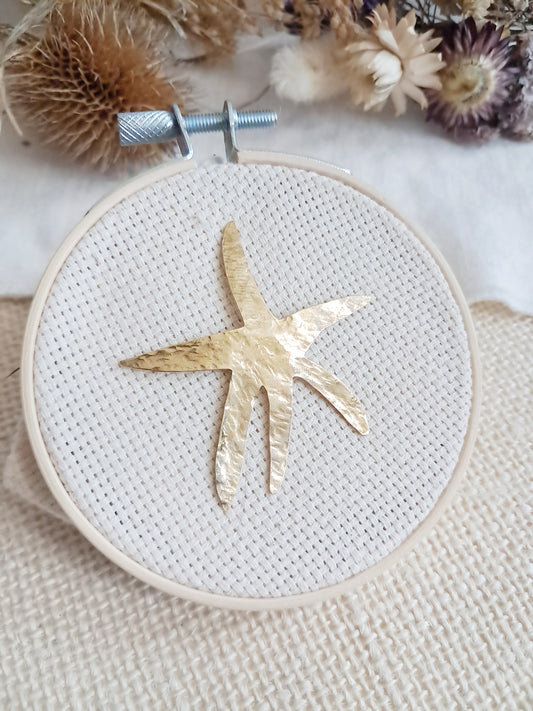 Pin's étoile de mer inspirée de Matisse