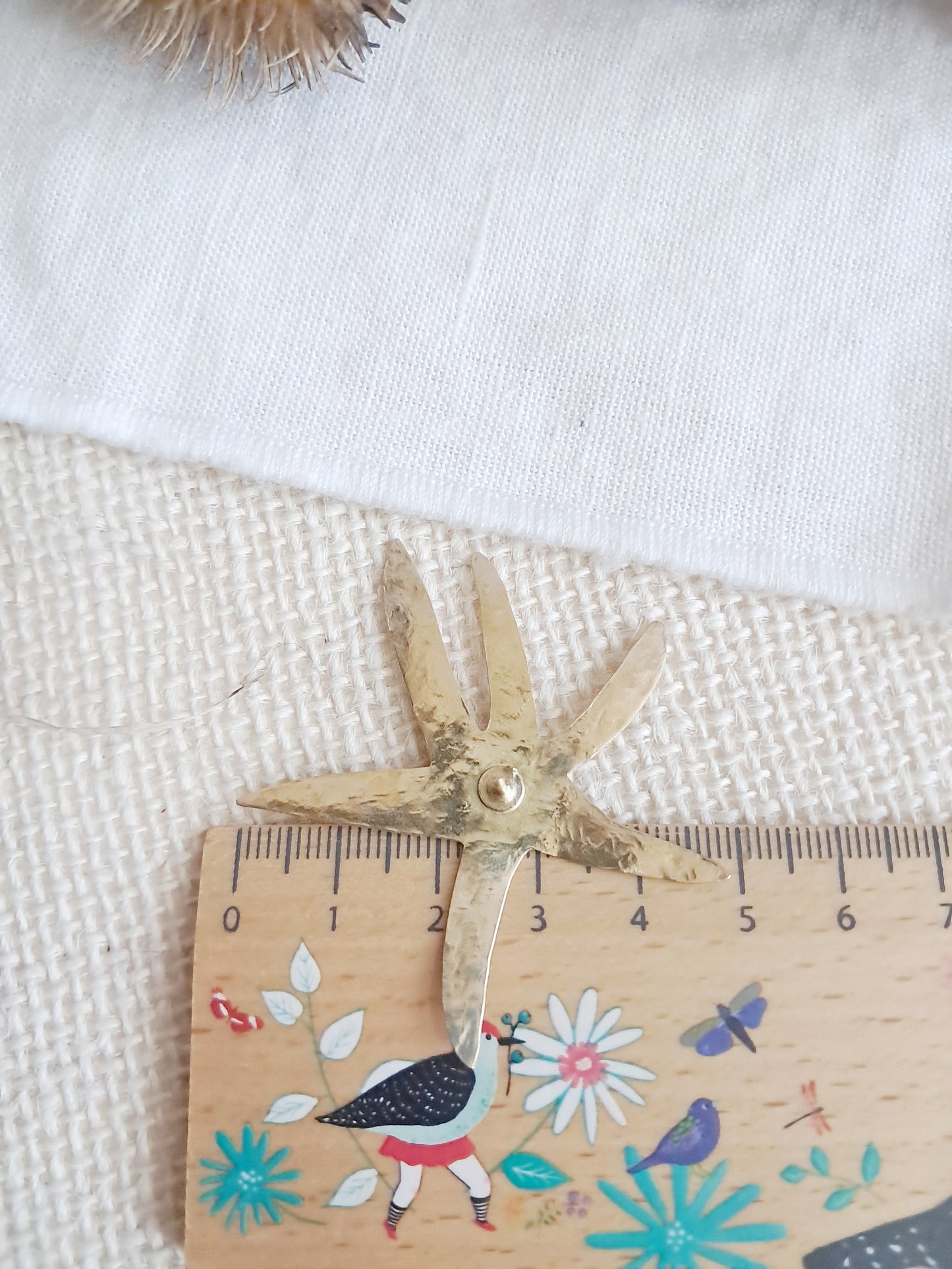 Pin's étoile de mer inspirée de Matisse
