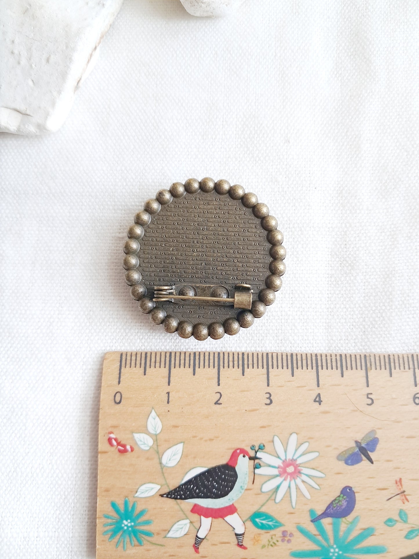 Broche cabochon Picasso