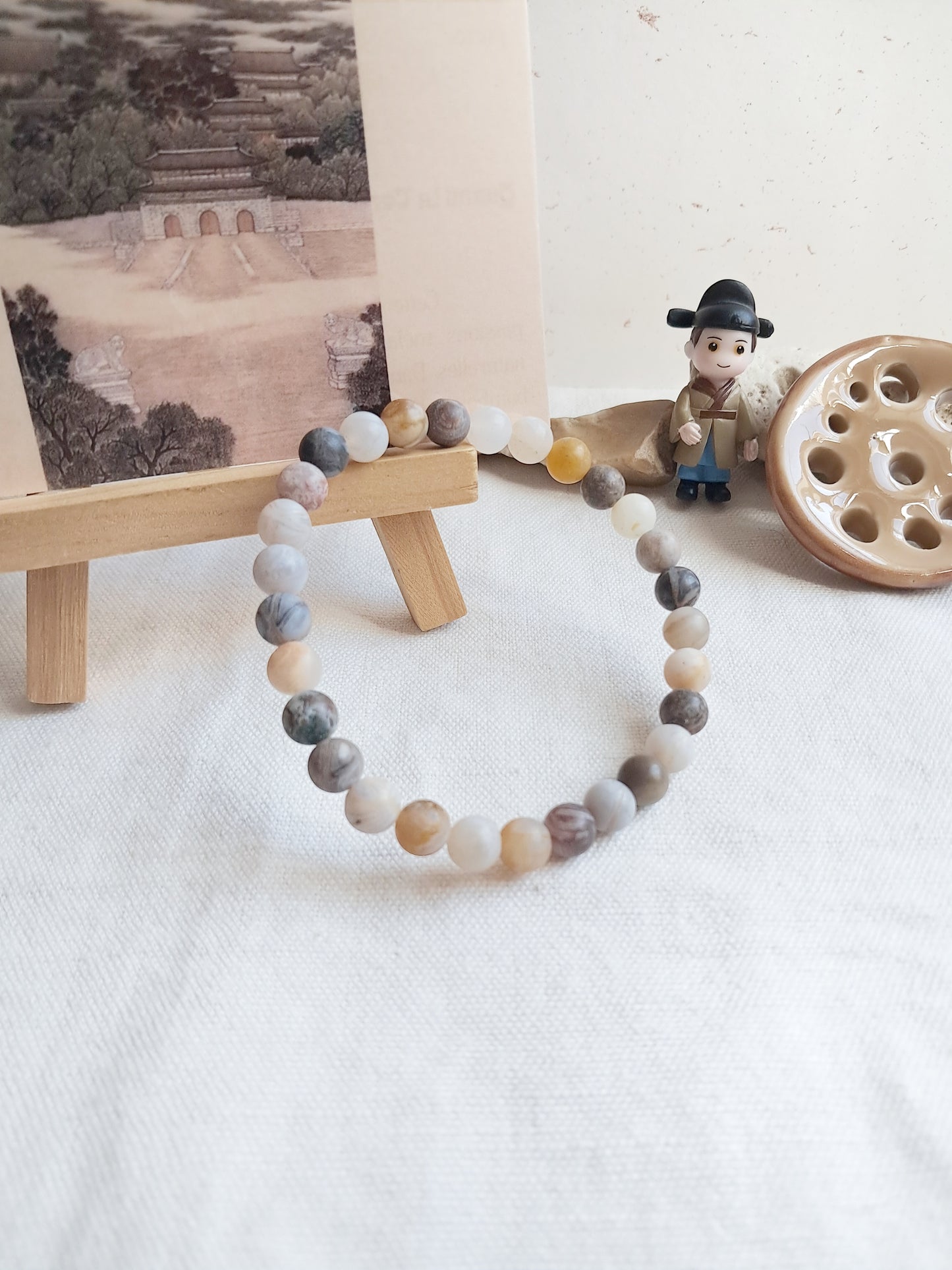 Bracelet « Aube du printemps au mont Baegak »