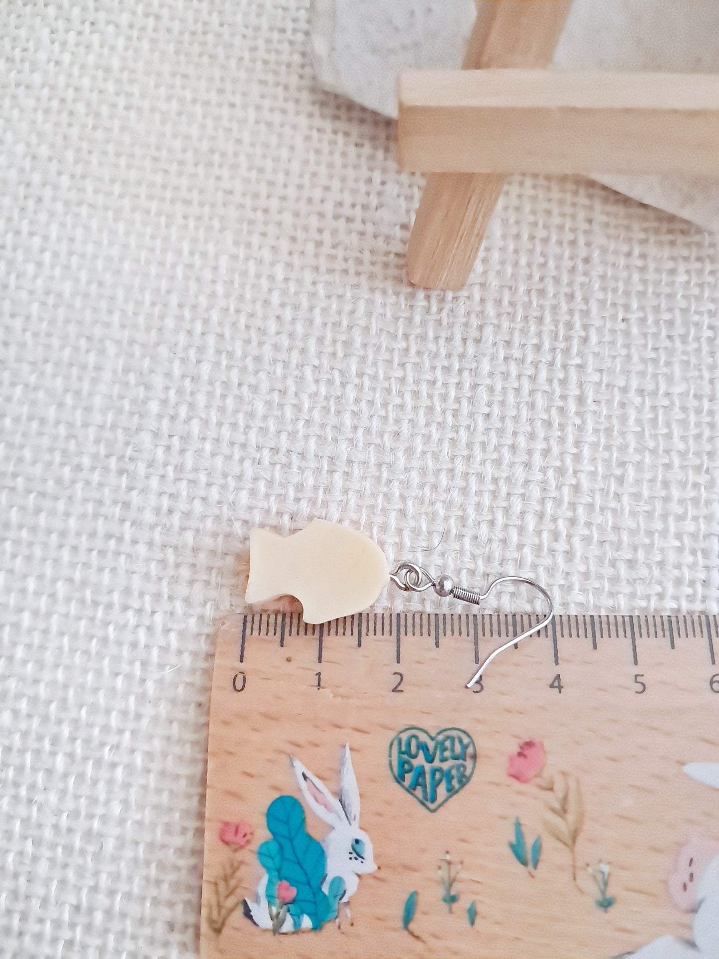 Boucles d'oreilles Bungeoppang gaufre coréenne en forme de poisson
