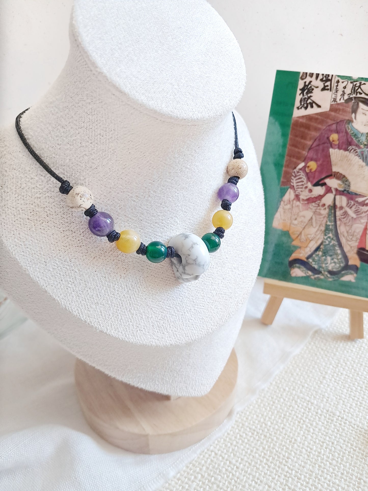 Collier de l'estampe "Odai : teranishi Kanshin"