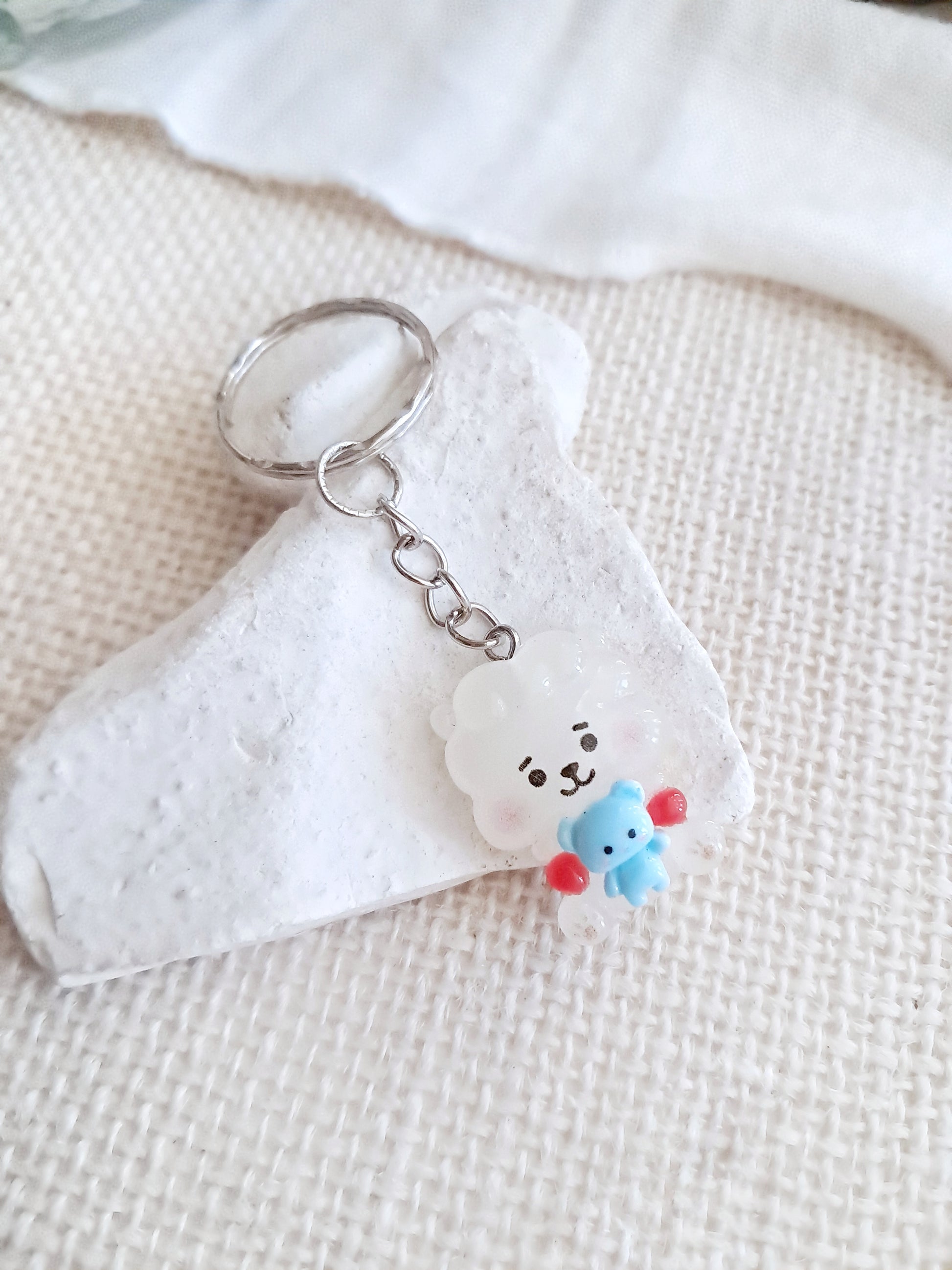 Porte-clés BT21 BTS RJ et Koya