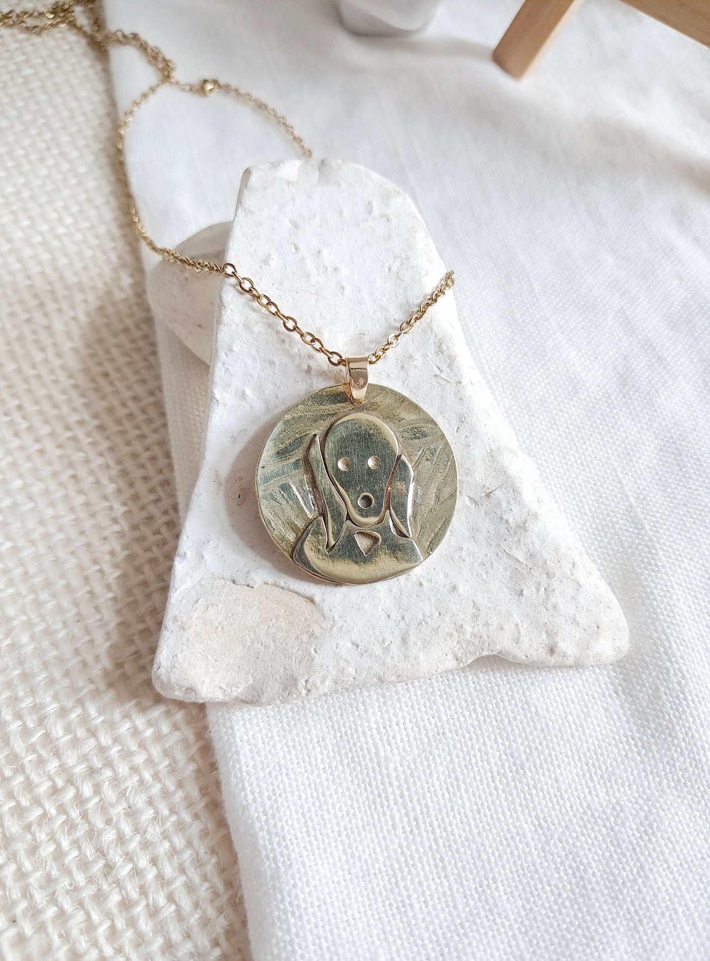 Collier Le cri par Munch