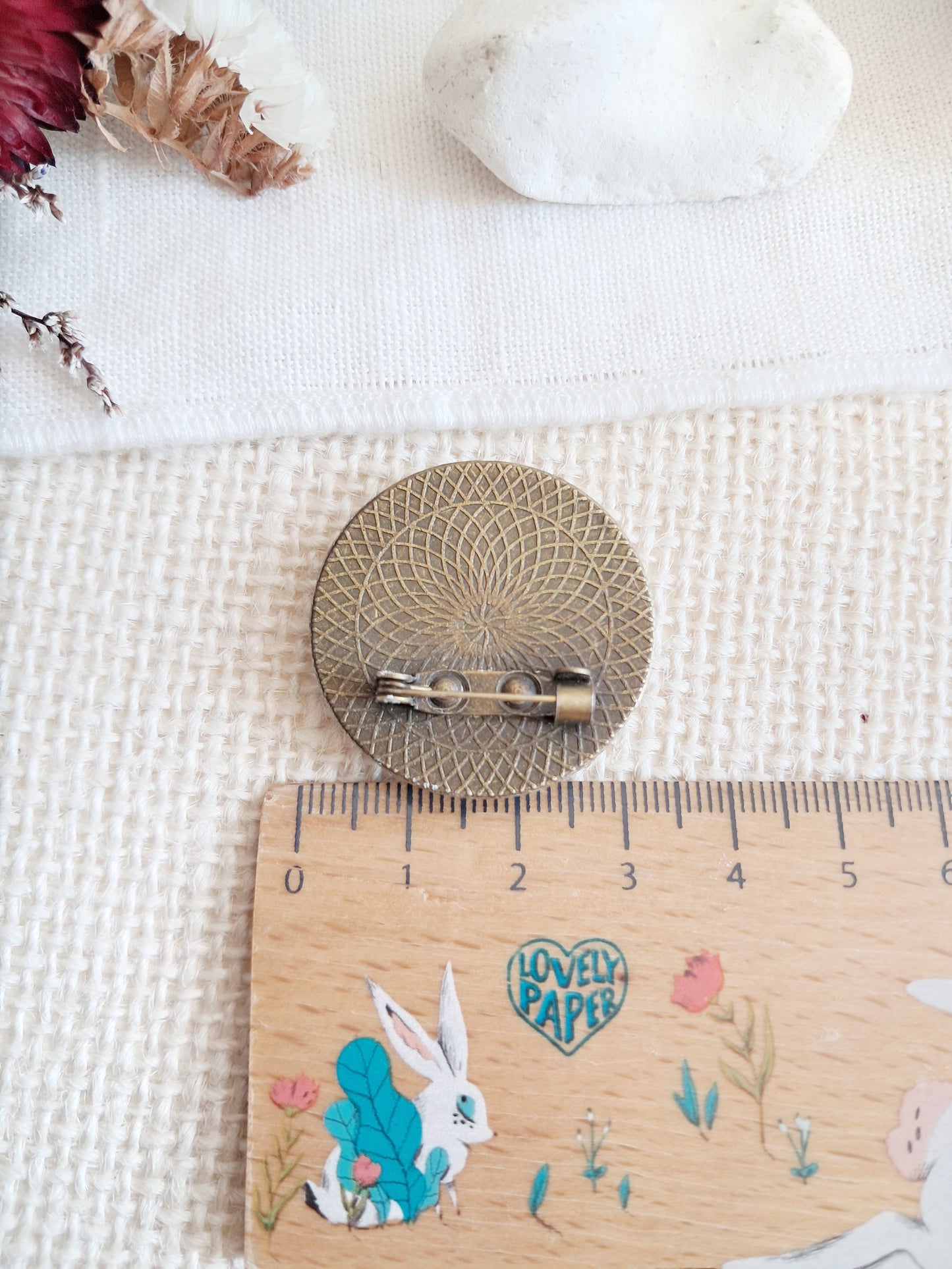 Broche cabochon Snoopy