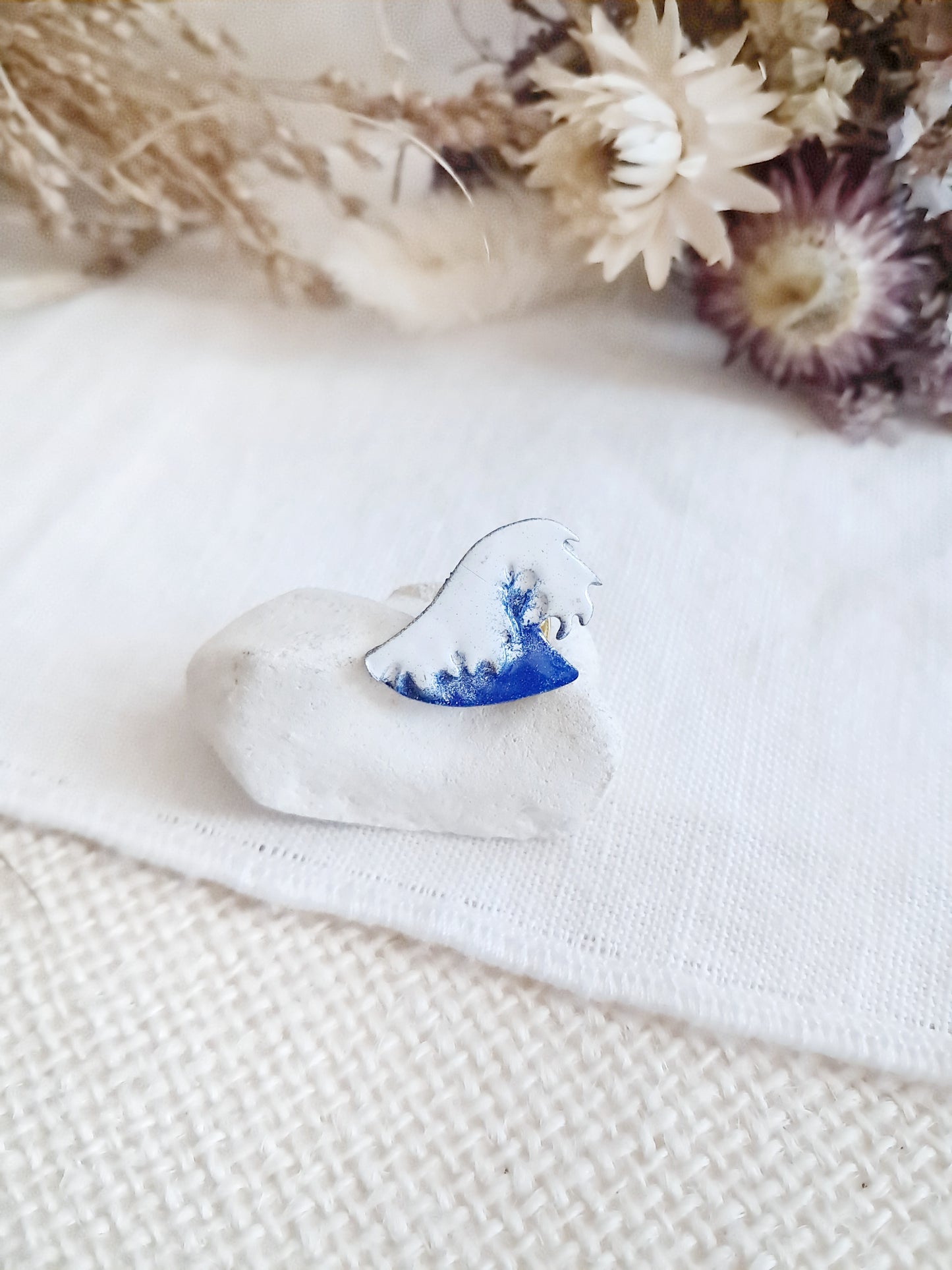 Pin's La grande vague de Kanagawa par Hokusai - exposition Nantes 2025