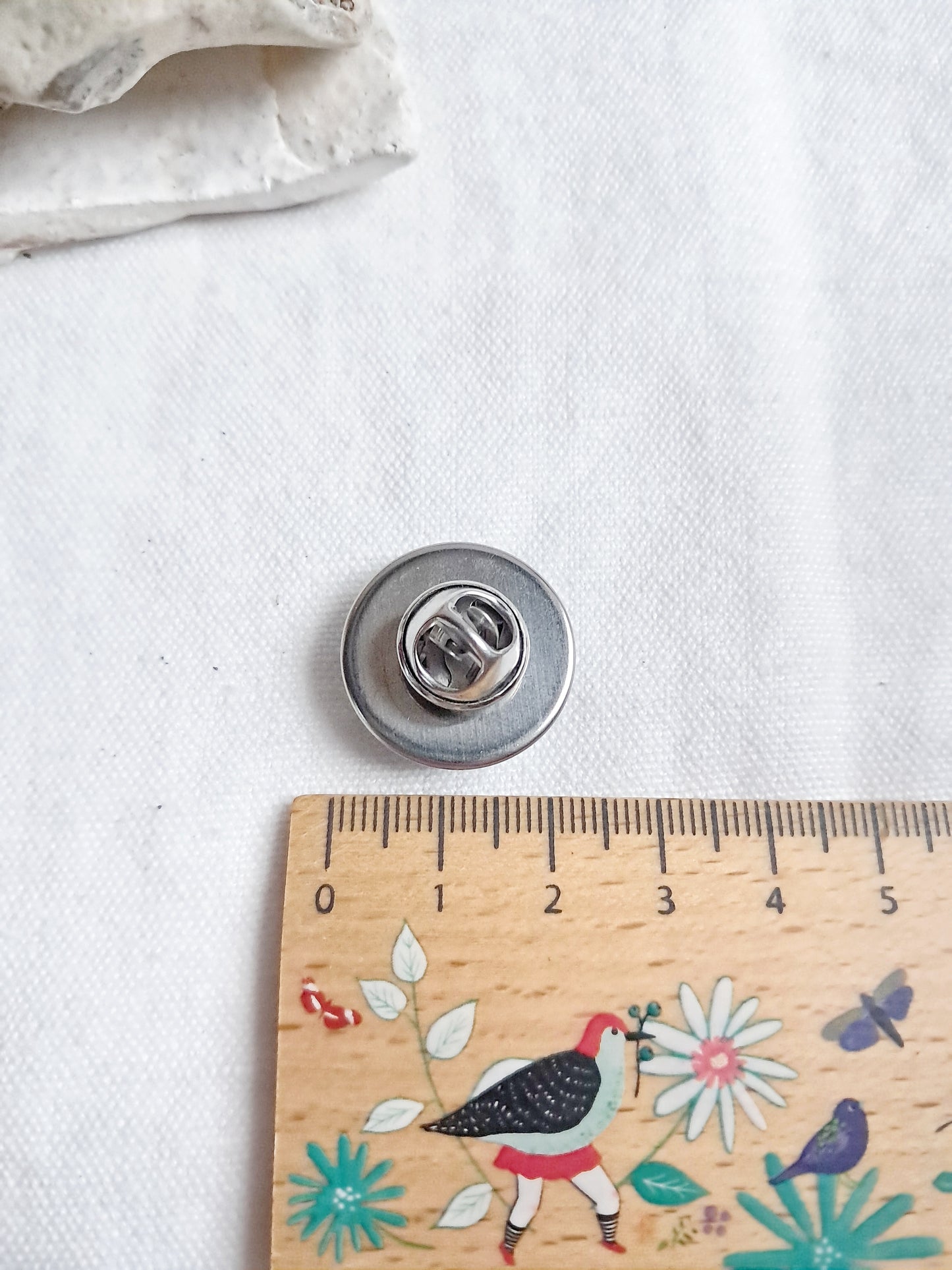 Pin's feuilles de ginkgo bleus