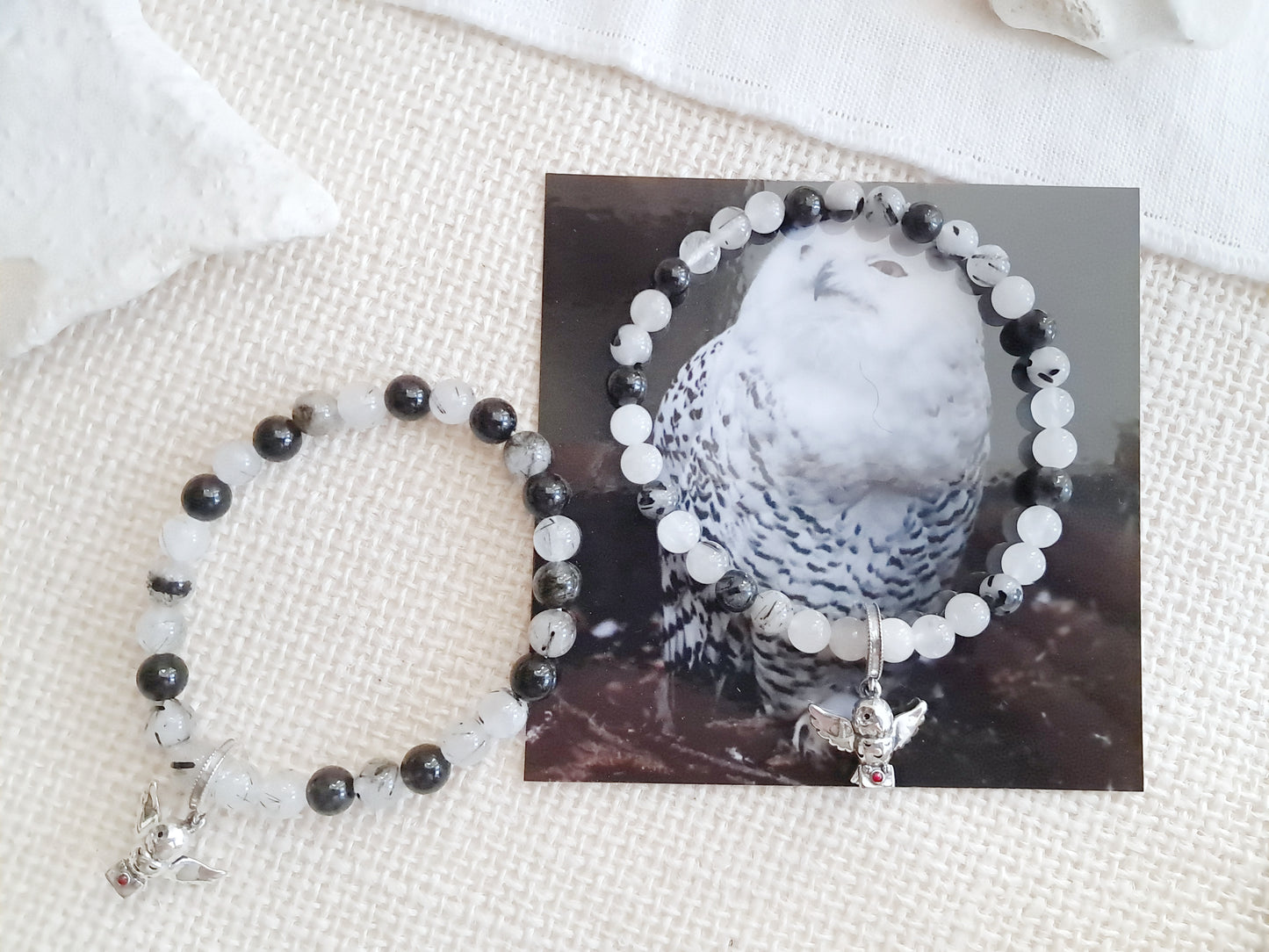 Bracelet Hedwige avec sa breloque