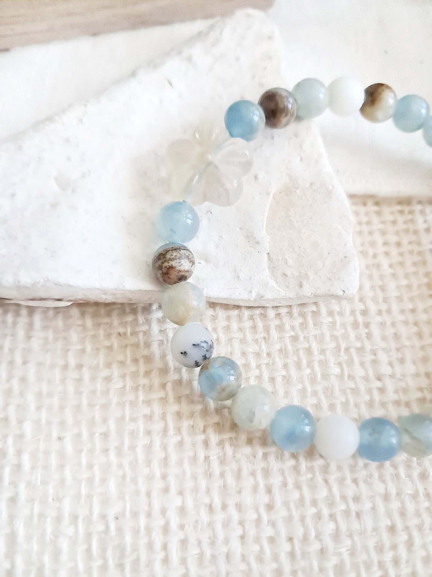 Bracelet inspiré de "Amandier en fleurs" de Vincent Van Gogh